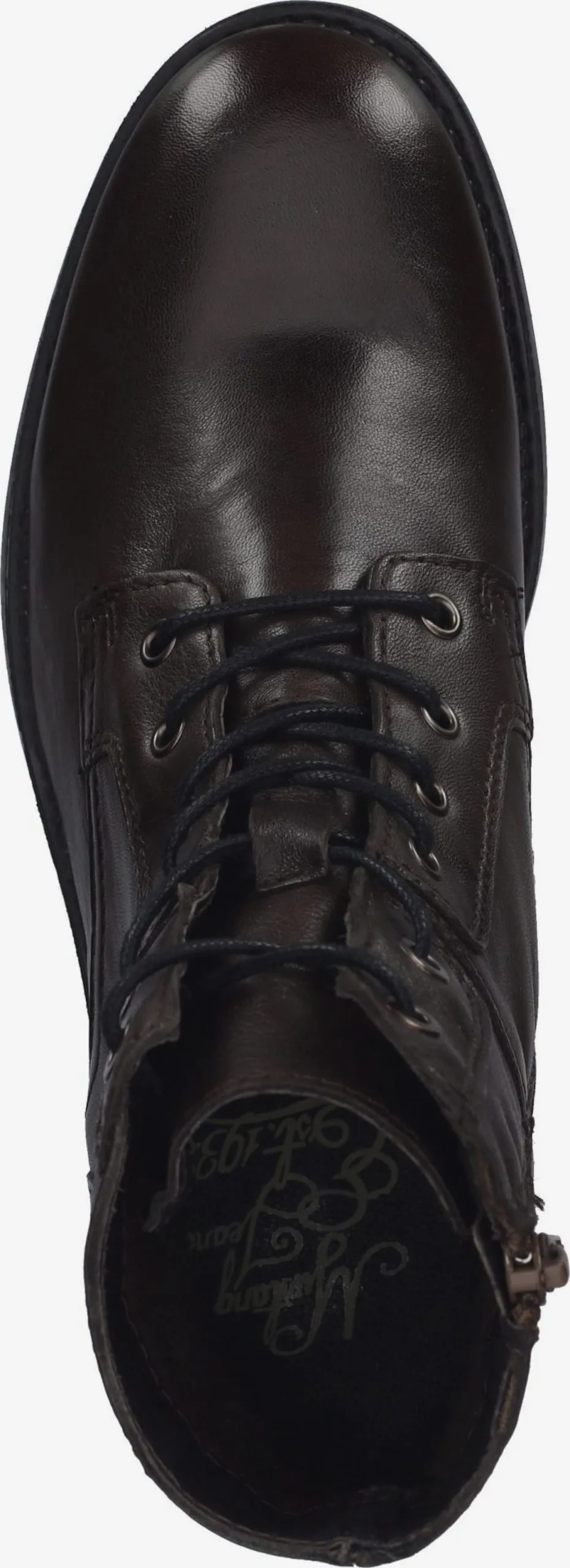 Mustang Enkellaarsjes Veterlaarsjes Dames Donkerbruin - Afbeelding 4