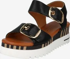 Mustang Sandalen Met Hak Sandaal Dames Zwart