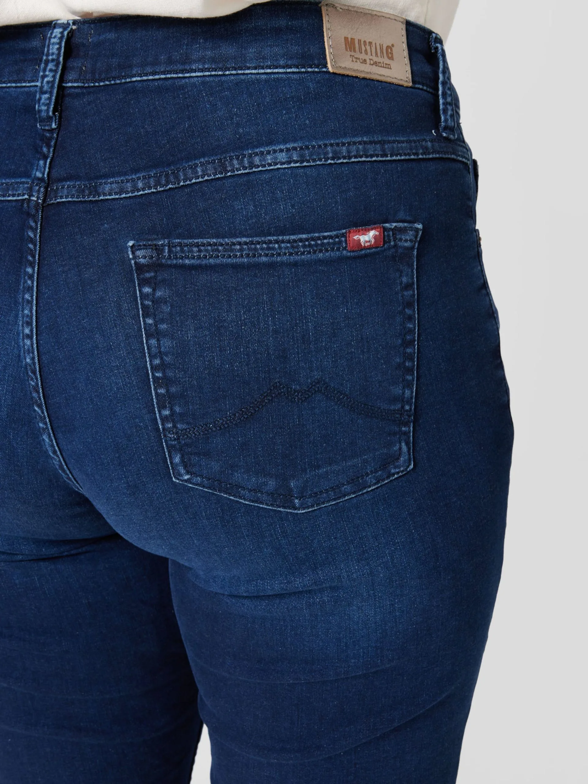 Mustang Straight Regular Jeans Sissy Dames Donkerblauw - Afbeelding 2