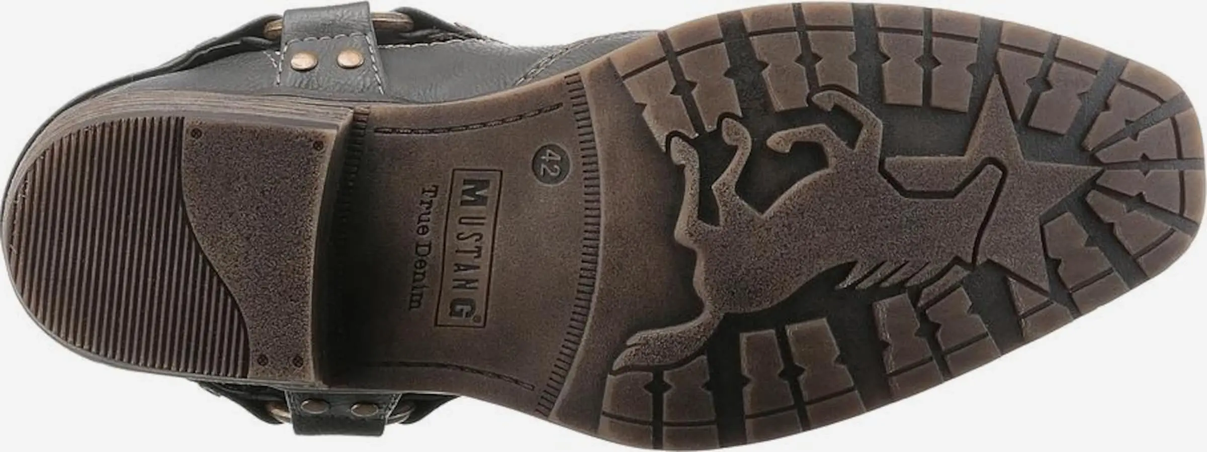 Mustang Enkelboots Boots Heren Antraciet - Afbeelding 3