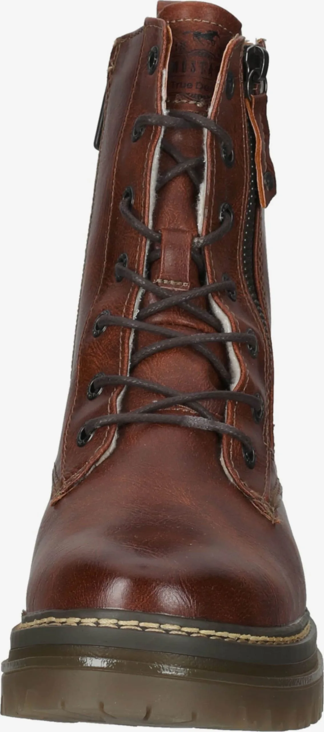 Mustang Klassieke Enkellaarsjes Enkellaarsjes Dames Kastanjebruin - Afbeelding 3