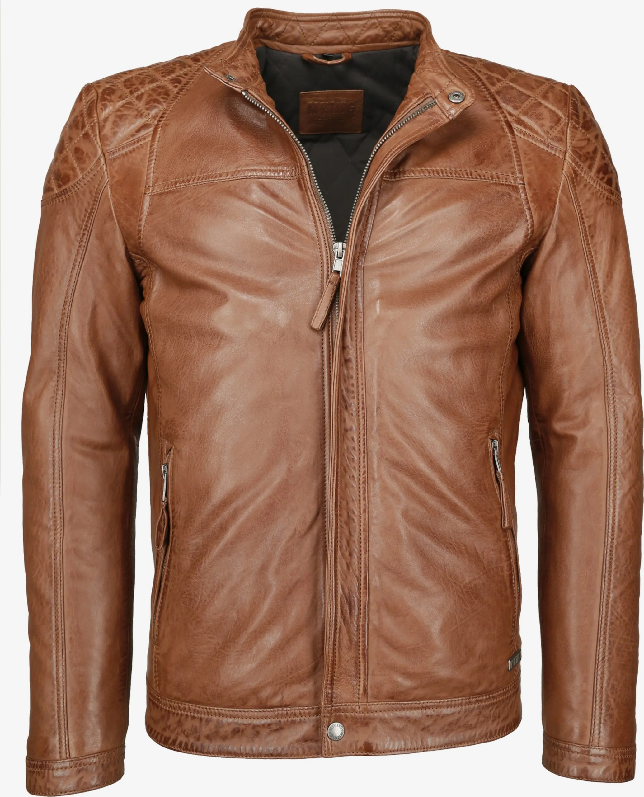 Mustang Leren Jassen Tussenjas Heren Bruin