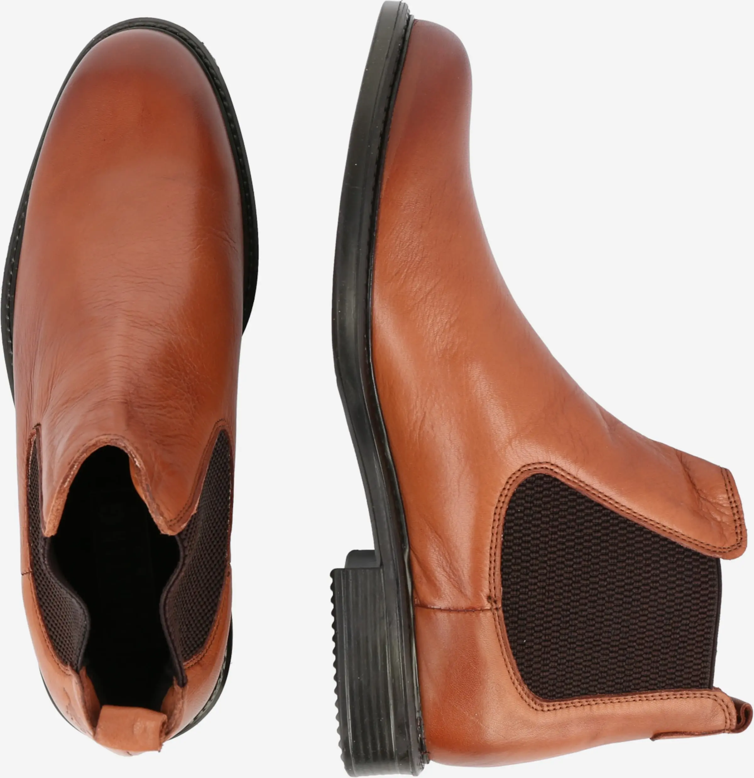 Mustang Enkelboots Chelsea Boots Heren Cognac - Afbeelding 2