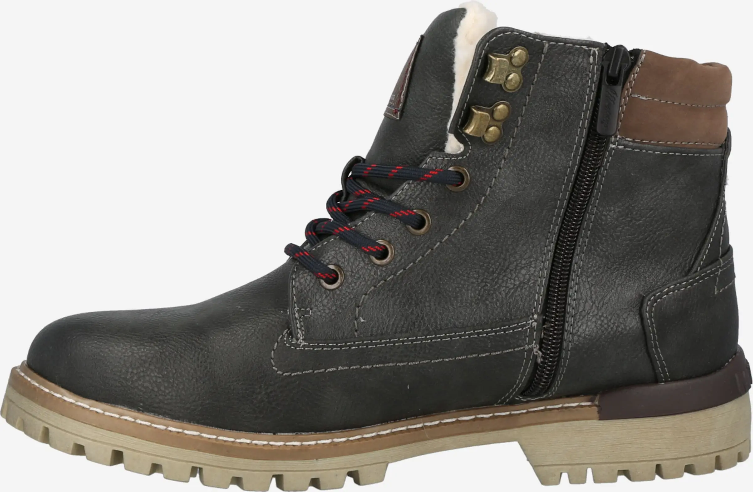 Mustang Boots & Laarzen Veterboots Heren Grijs / Antraciet - Afbeelding 2