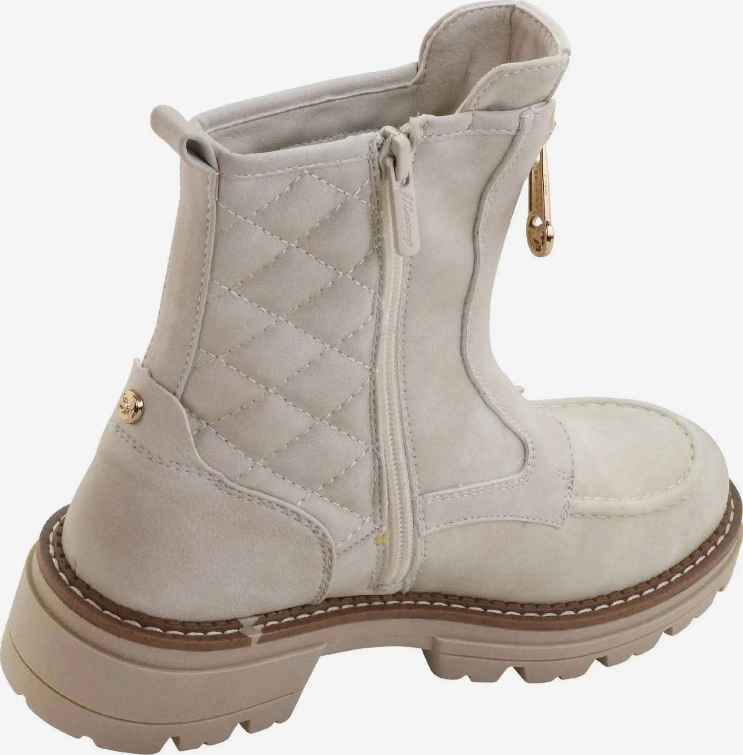 Mustang Klassieke Enkellaarsjes Enkellaarsjes 1437501 Dames Beige - Afbeelding 4