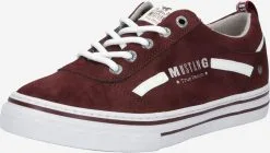 Mustang Skate Sneakers Sneakers Laag Dames Bordeaux