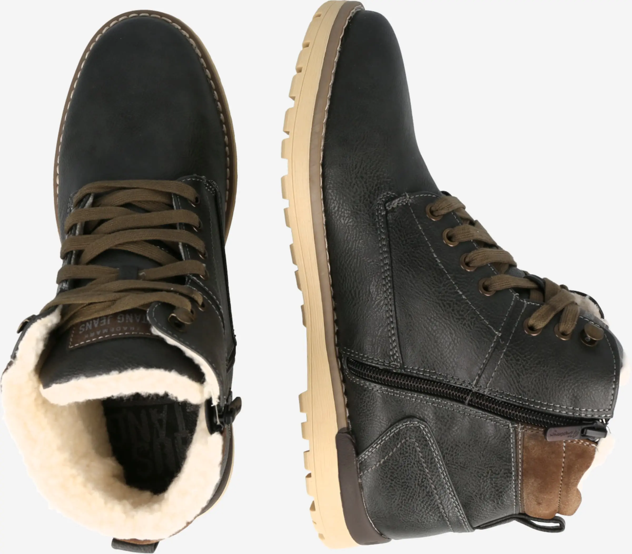 Mustang Boots & Laarzen Veterboots Heren Grafiet - Afbeelding 2