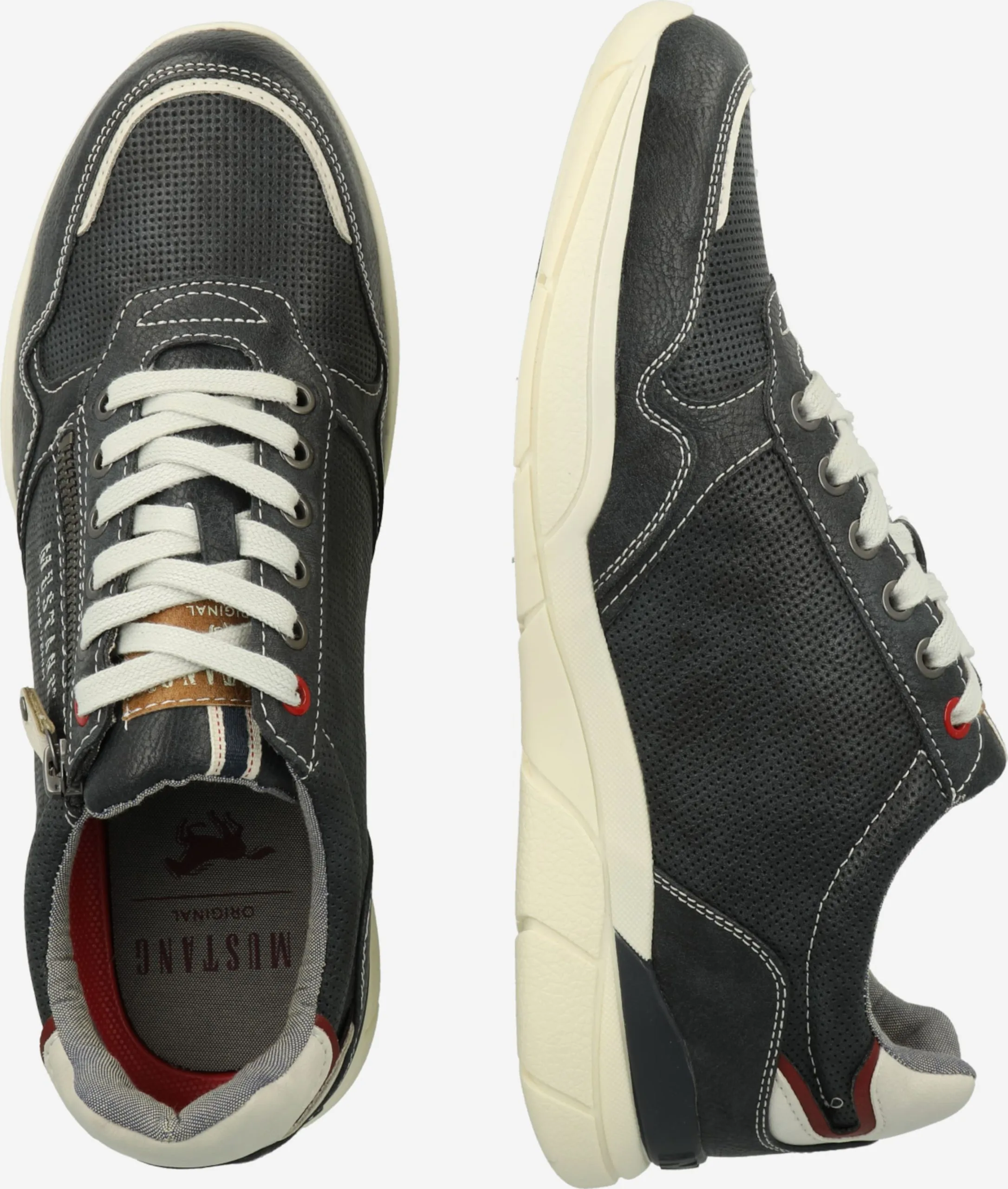 Mustang Casual Sneakers Sneakers Laag Heren Marine - Afbeelding 2