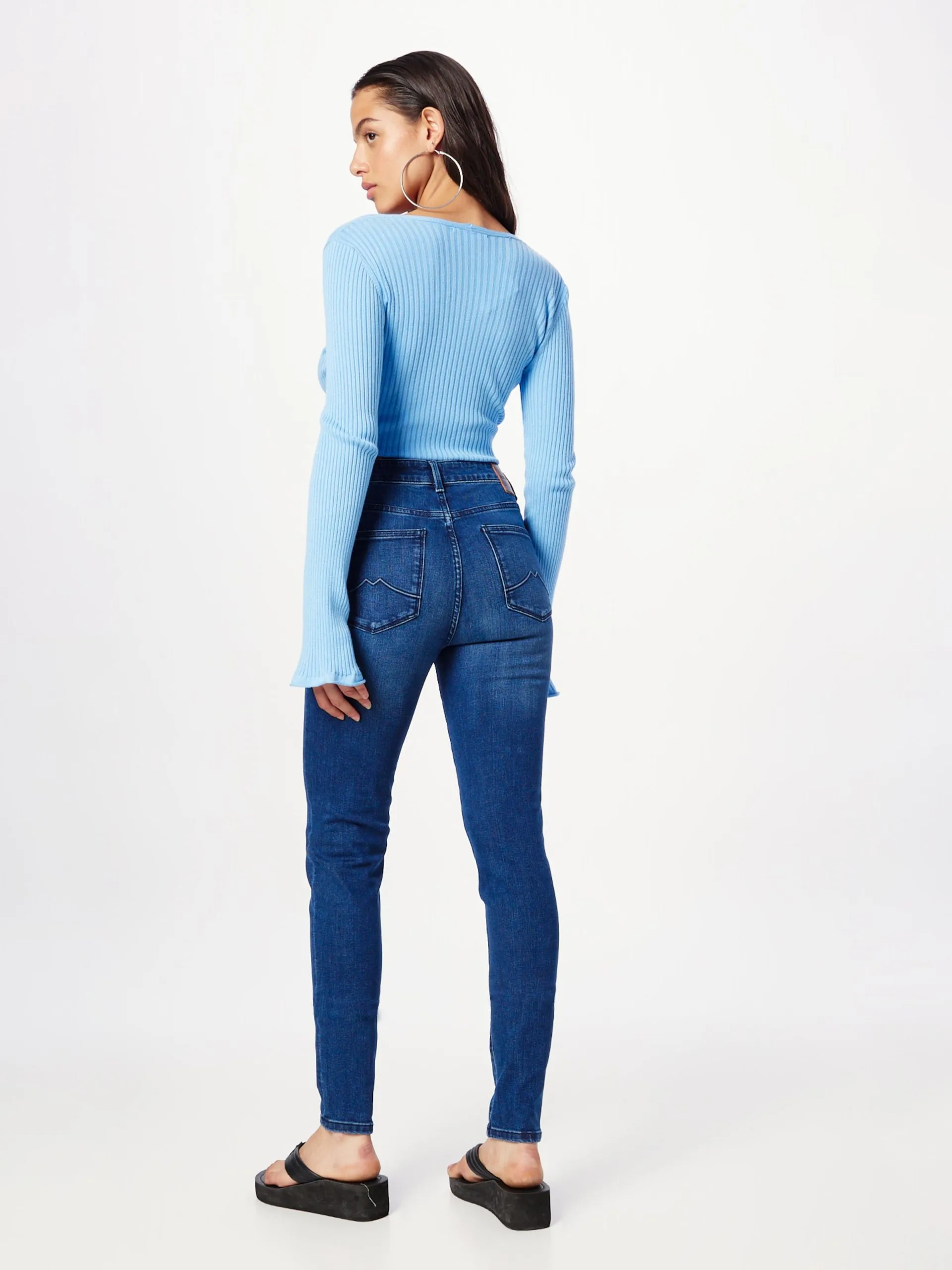 Mustang Jeans Skinny Jeans Georgia Dames Blauw - Afbeelding 3