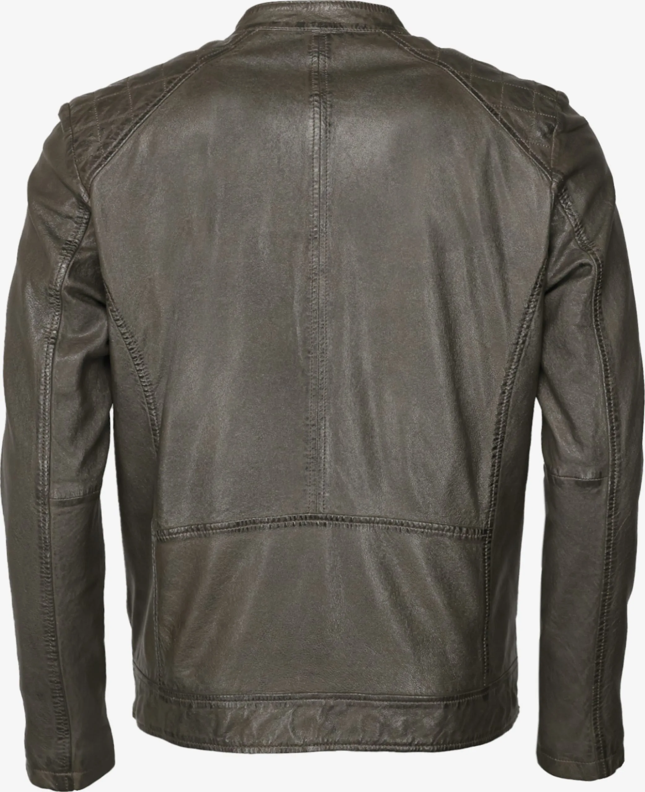 Mustang Leren Jassen Tussenjas Heren Donkergroen - Afbeelding 2