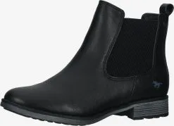 Mustang Enkellaarsjes Chelsea Boots Dames Zwart