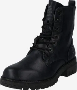 Mustang Enkellaarsjes Veterlaarsjes Dames Navy