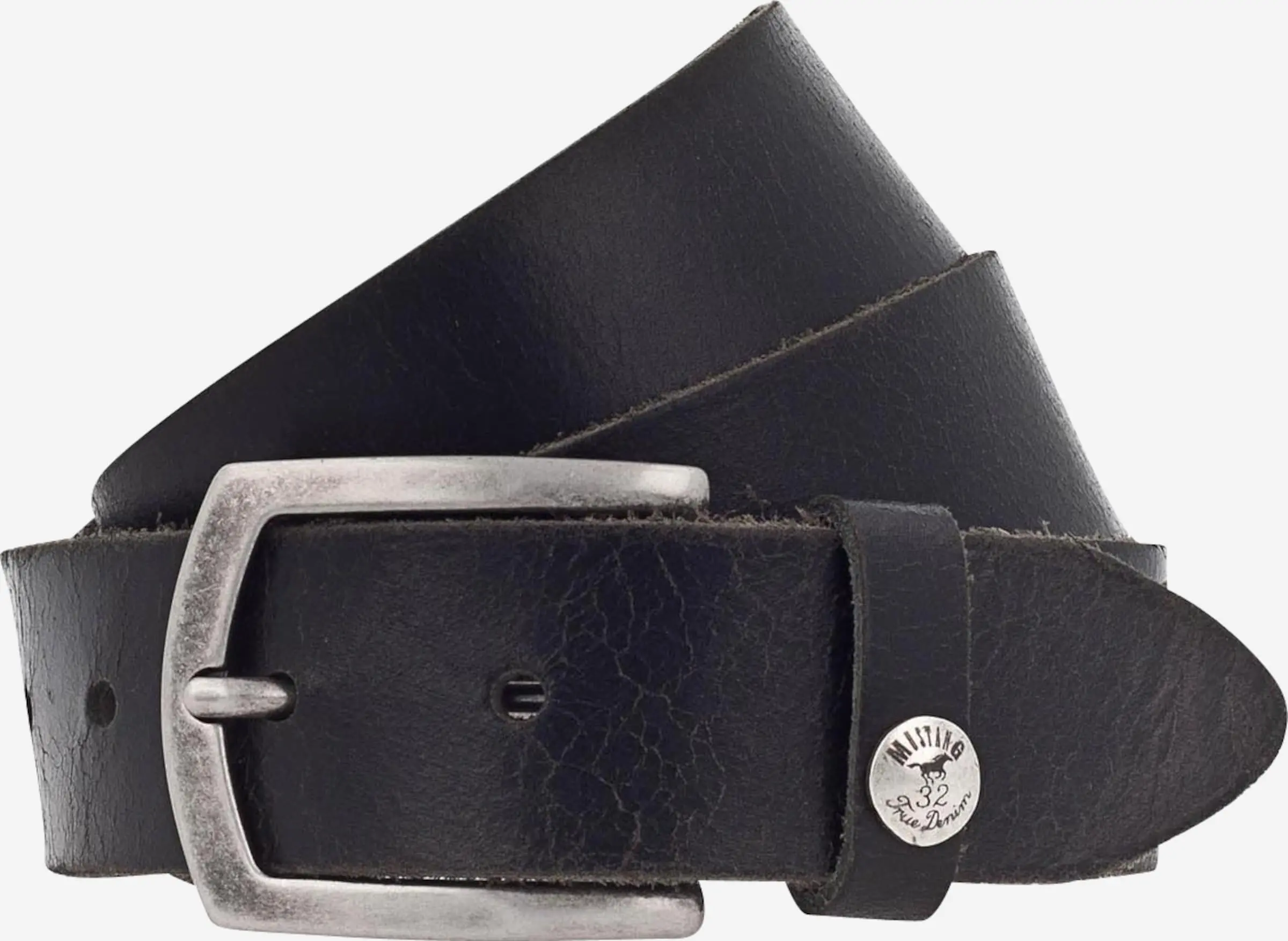 Mustang Casual Riemen Riem 3,5cm Heren Zwart