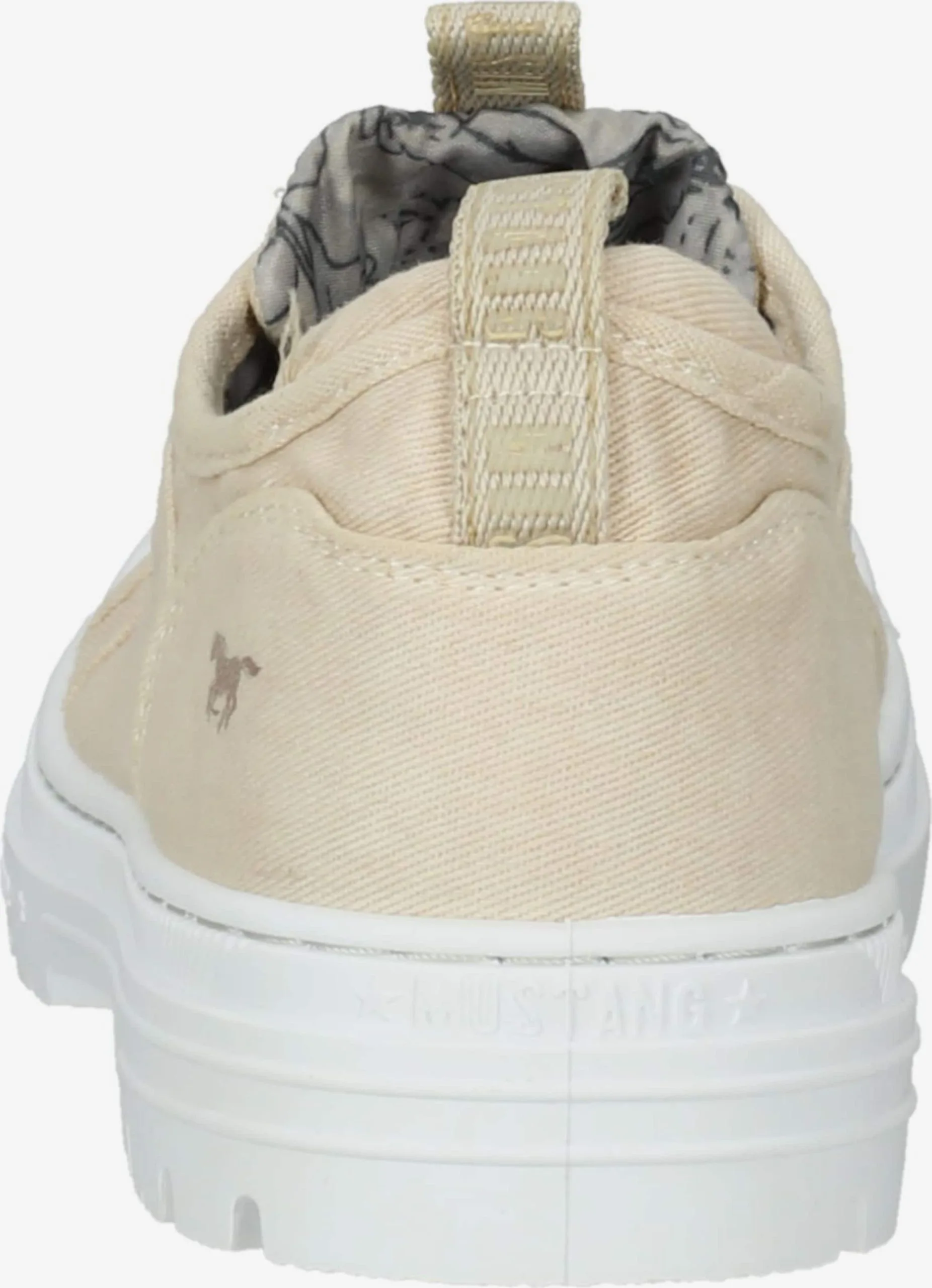Mustang Veterschoenen Veterschoen Dames Lichtbeige - Afbeelding 5