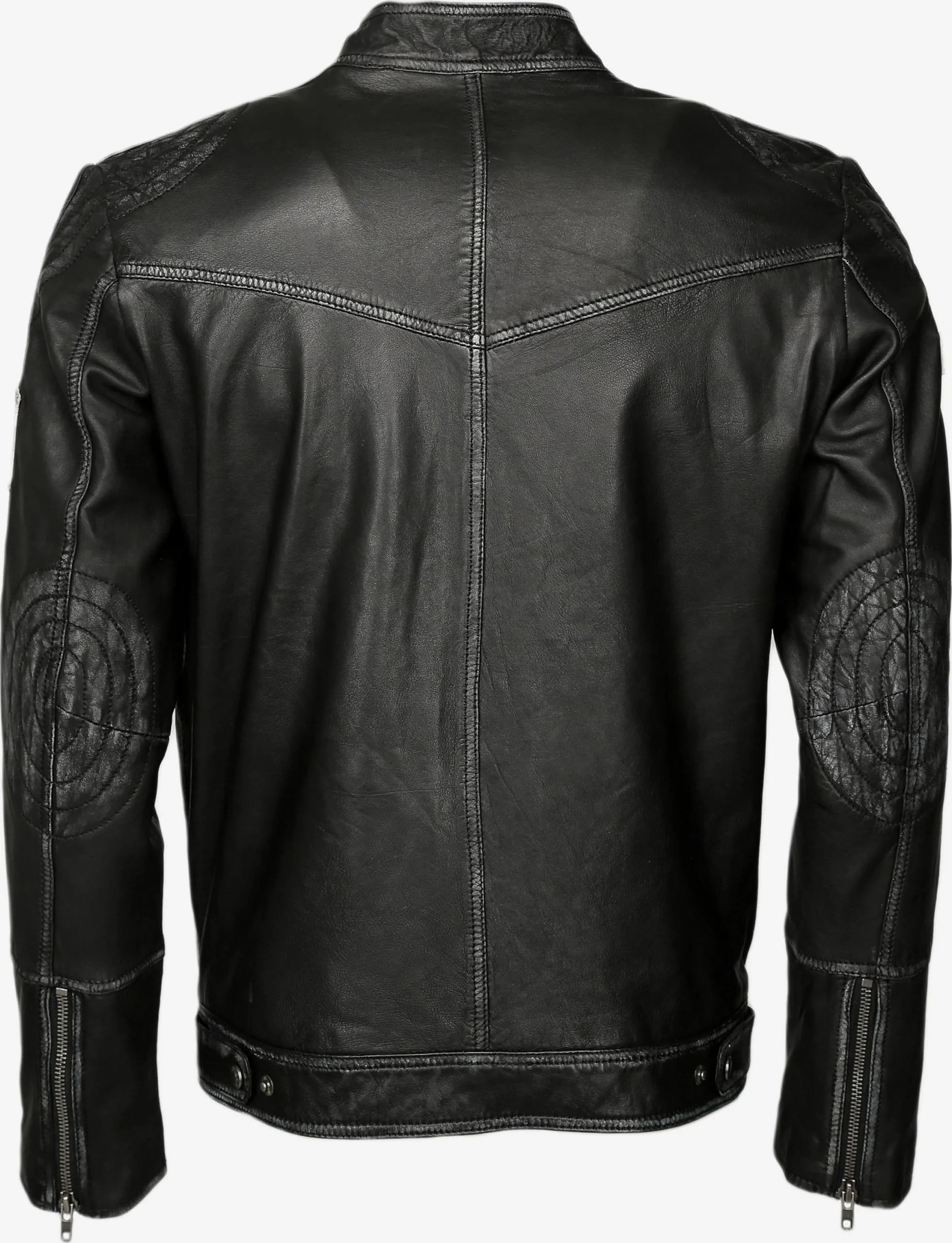 Mustang Leren Jassen Tussenjas Uwe Heren Zwart - Afbeelding 2