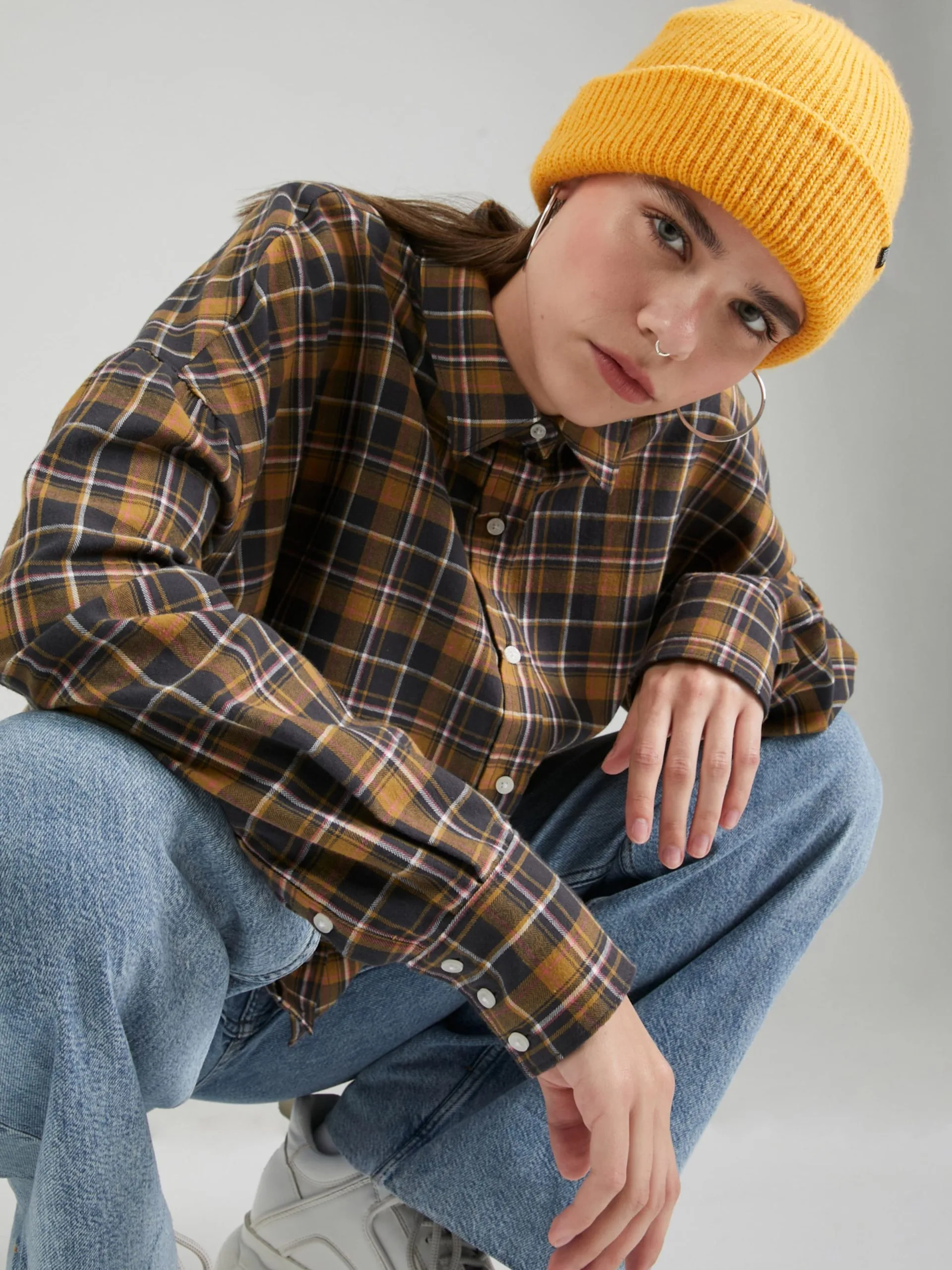 Mustang Overhemden Blouse EDDA Dames Oranje - Afbeelding 2