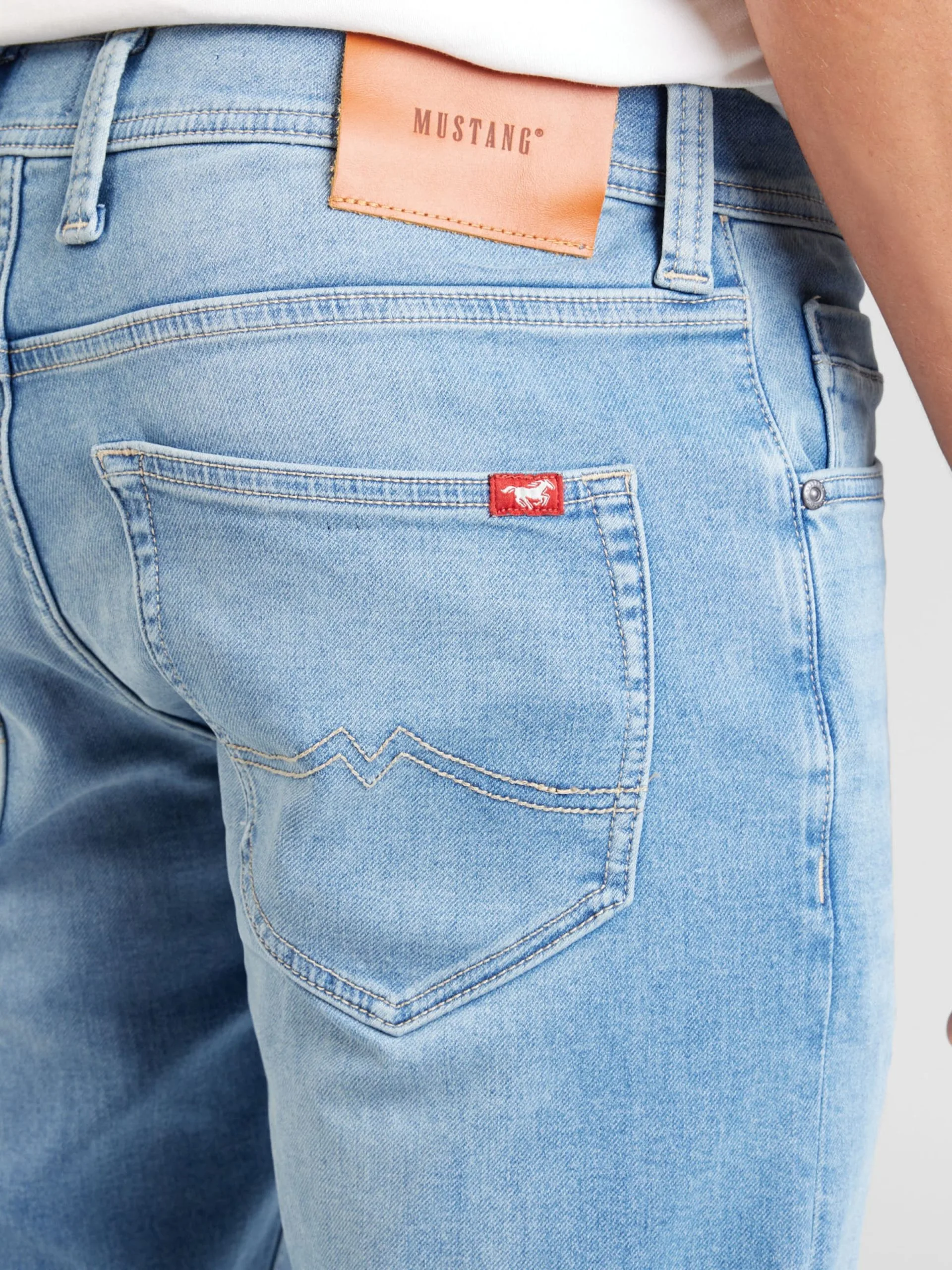 Mustang Jeans Slimfit Jeans OREGON Heren Blauw - Afbeelding 2