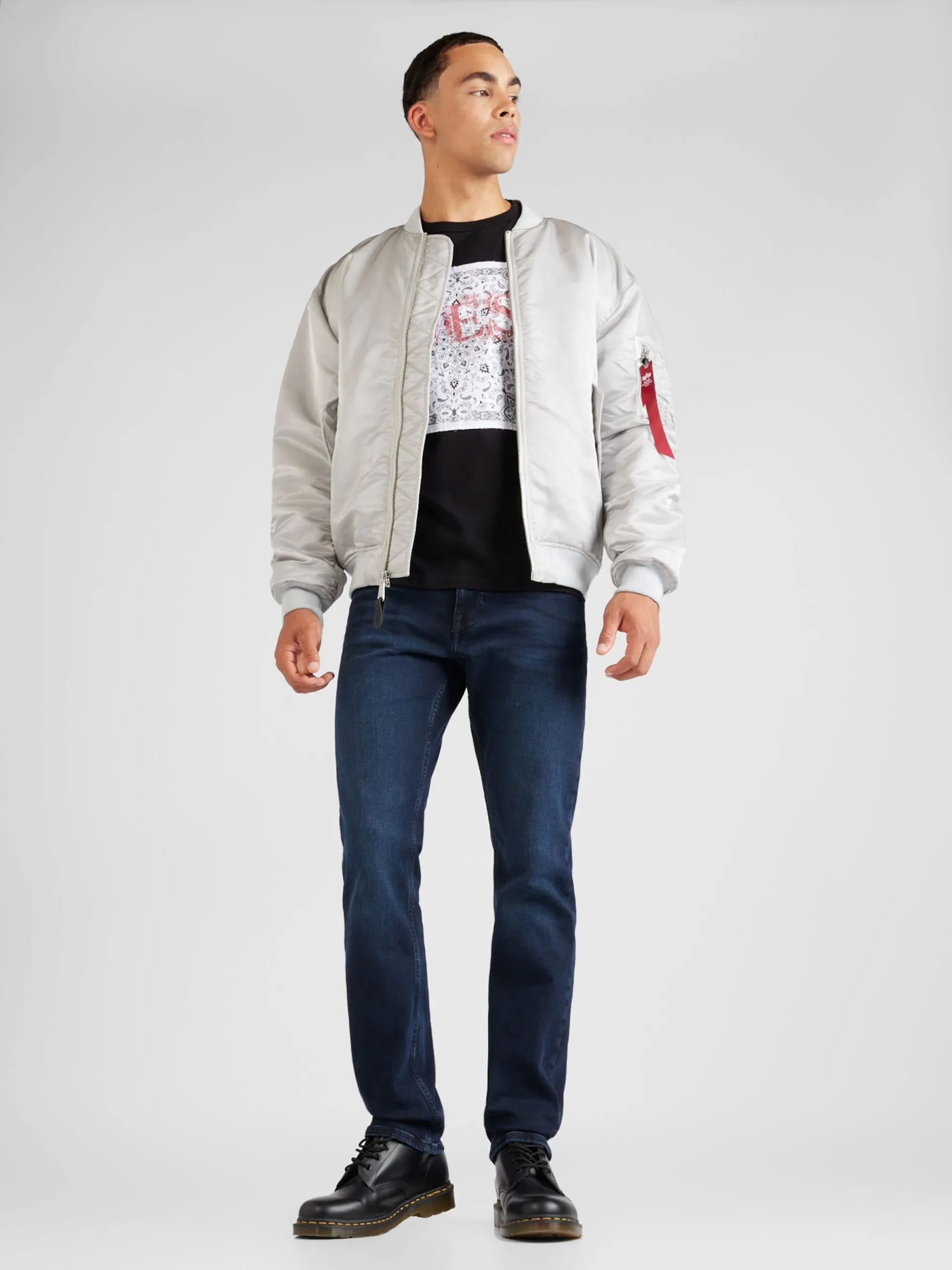 Mustang Straight Regular Jeans ORLANDO Heren Blauw - Afbeelding 5