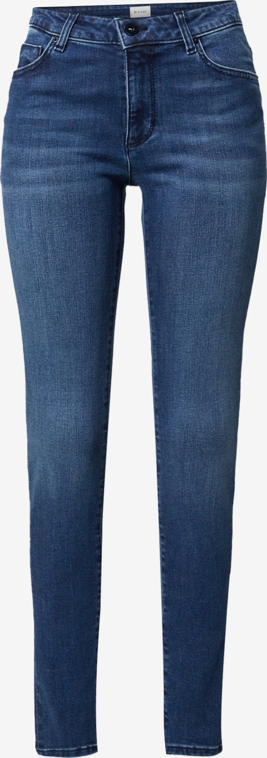 Mustang Jeans Skinny Jeans Shelby Dames Blauw