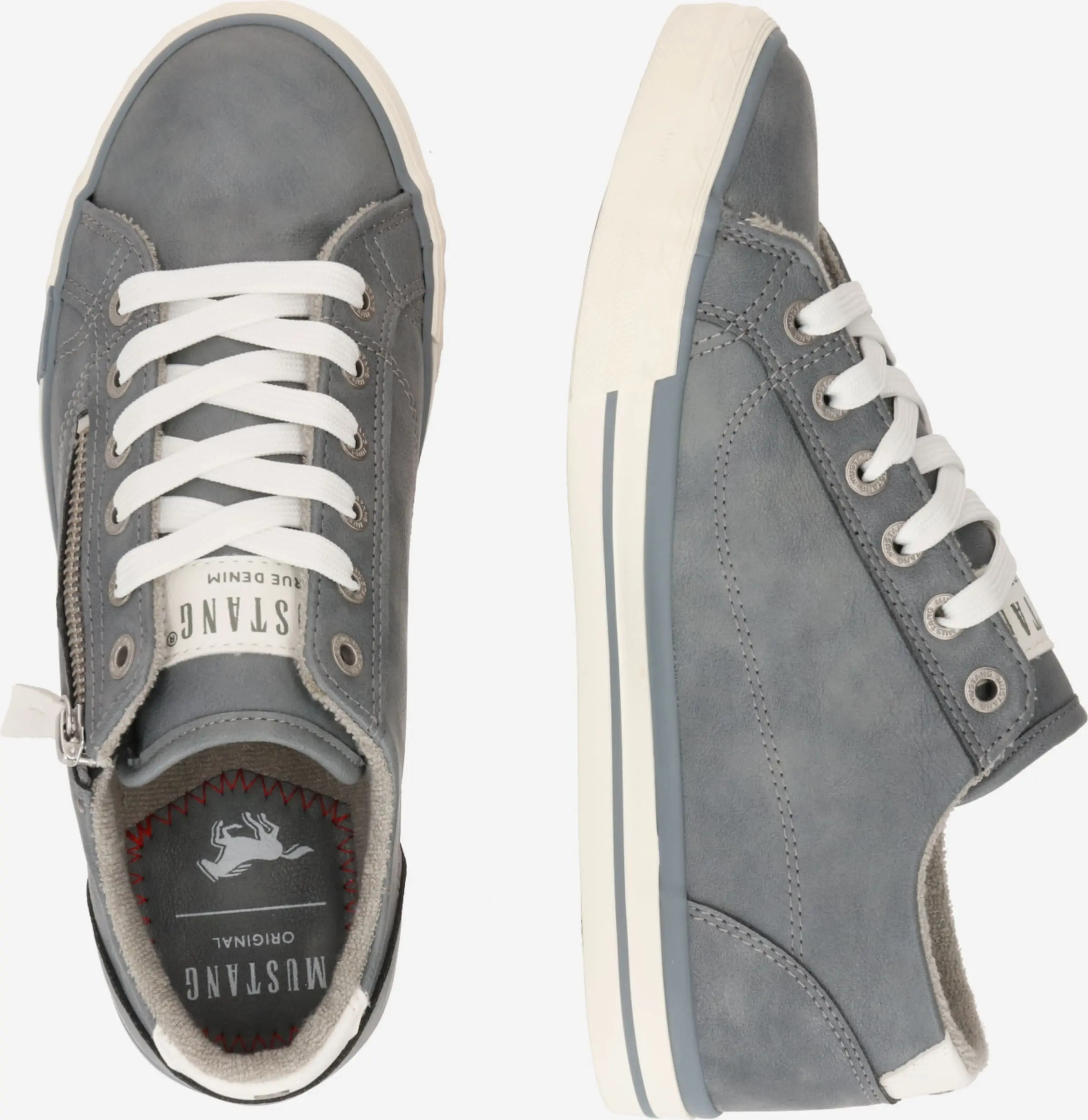 Mustang Skate Sneakers Sneakers Laag Dames Smoky Blue - Afbeelding 2