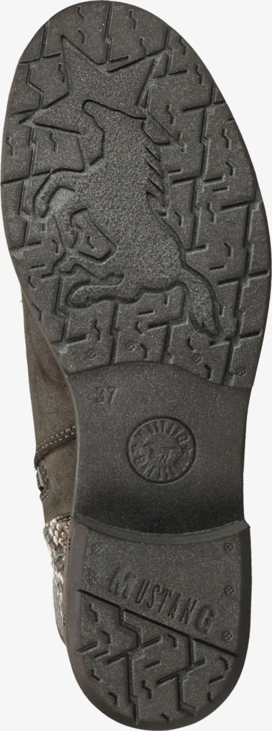 Mustang Enkellaarsjes Veterlaarsjes Dames Donkergrijs - Afbeelding 7