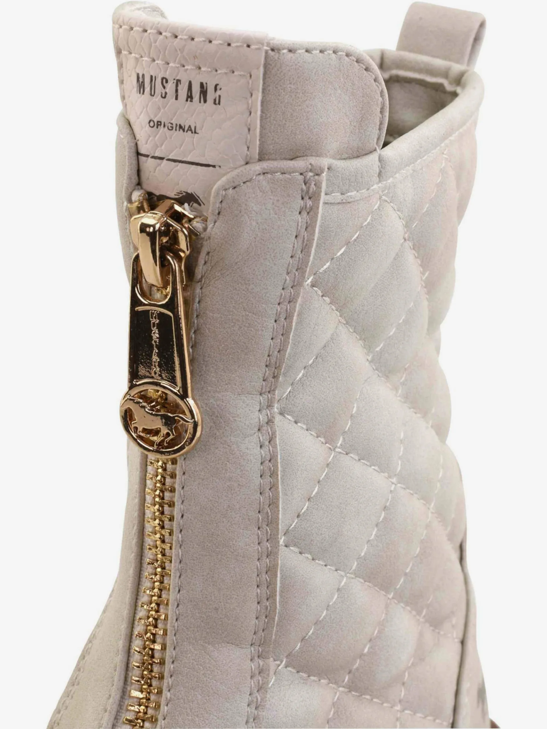 Mustang Klassieke Enkellaarsjes Enkellaarsjes 1437501 Dames Beige - Afbeelding 5