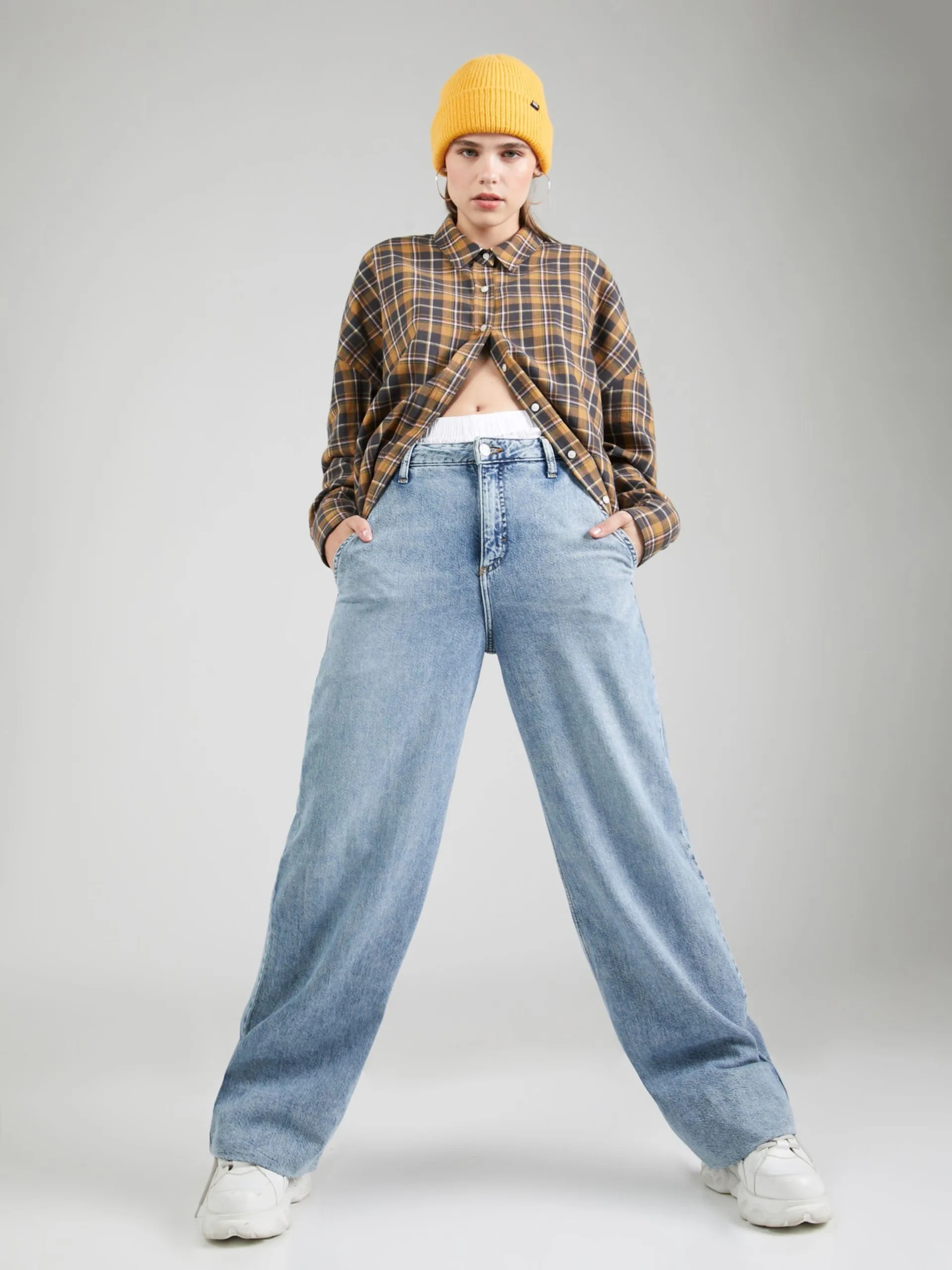 Mustang Overhemden Blouse EDDA Dames Oranje - Afbeelding 5