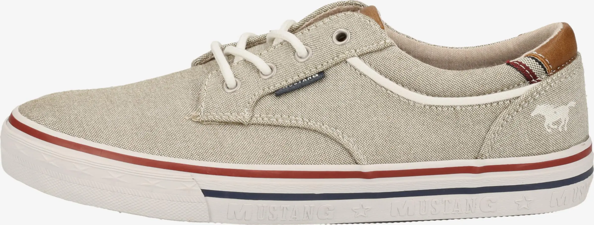 Mustang Fashion Sneakers Sneakers Laag Dames Beige - Afbeelding 2