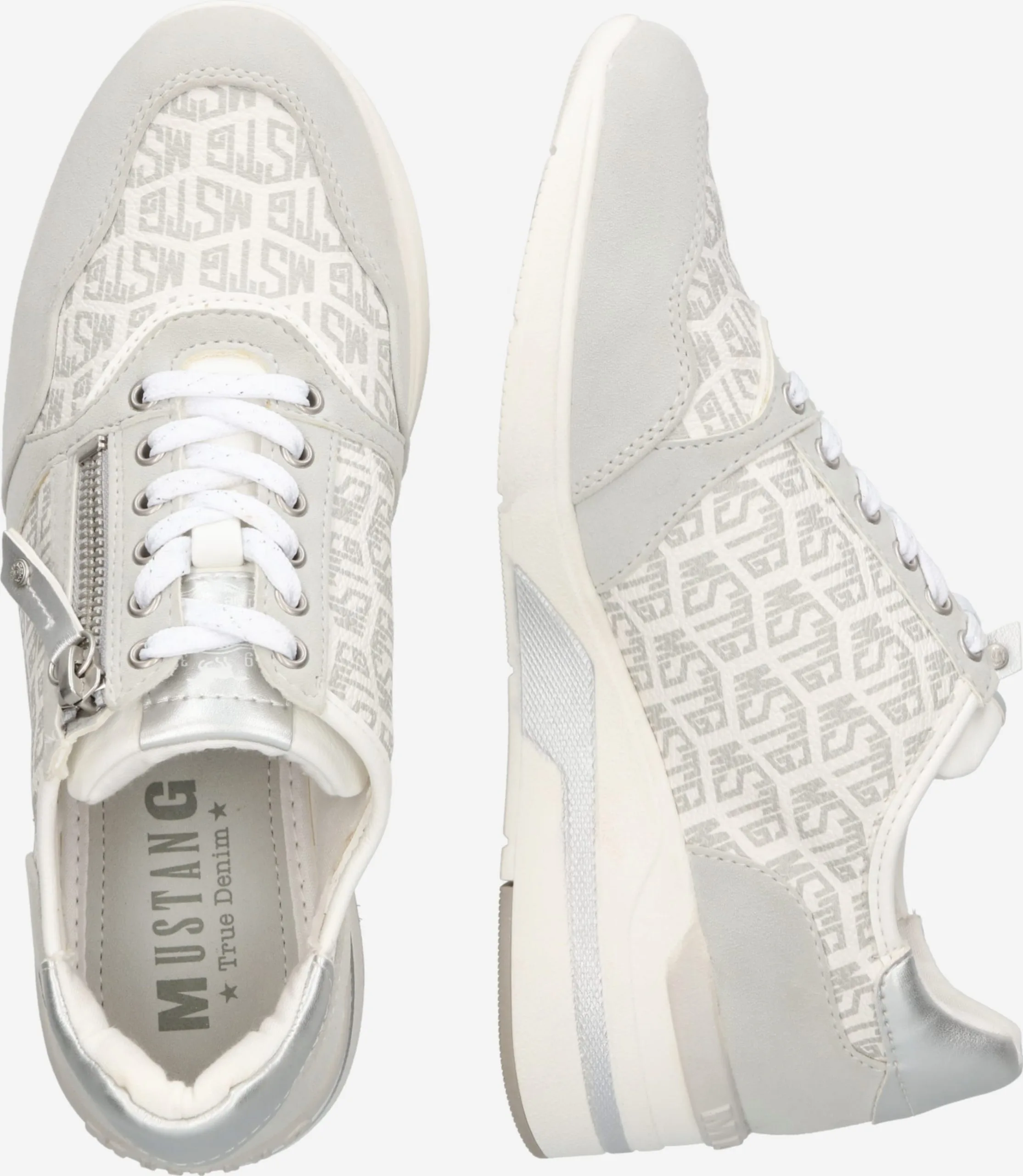 Mustang Fashion Sneakers Sneakers Laag Dames Grijs - Afbeelding 2