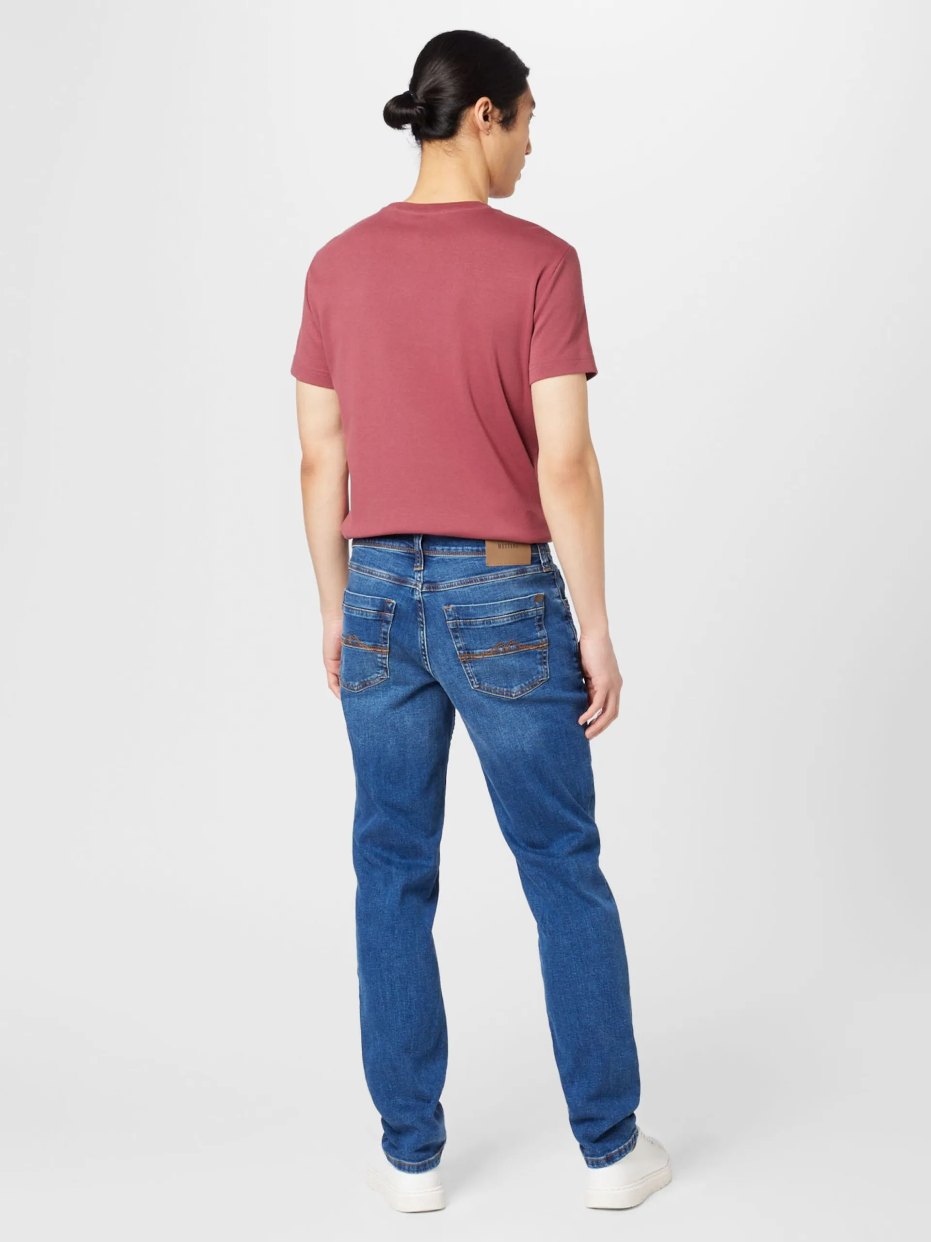 Mustang Straight Regular Jeans Washington 583 Heren Blauw - Afbeelding 4