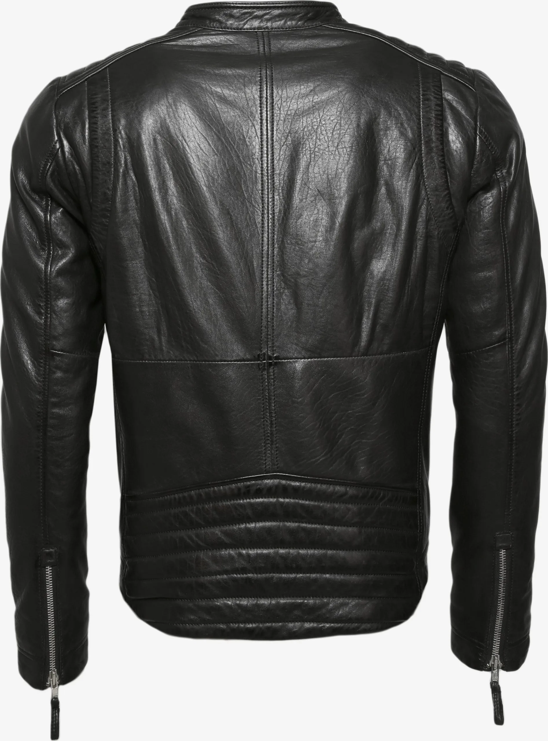 Mustang Leren Jassen Tussenjas Salvador Heren Zwart - Afbeelding 2