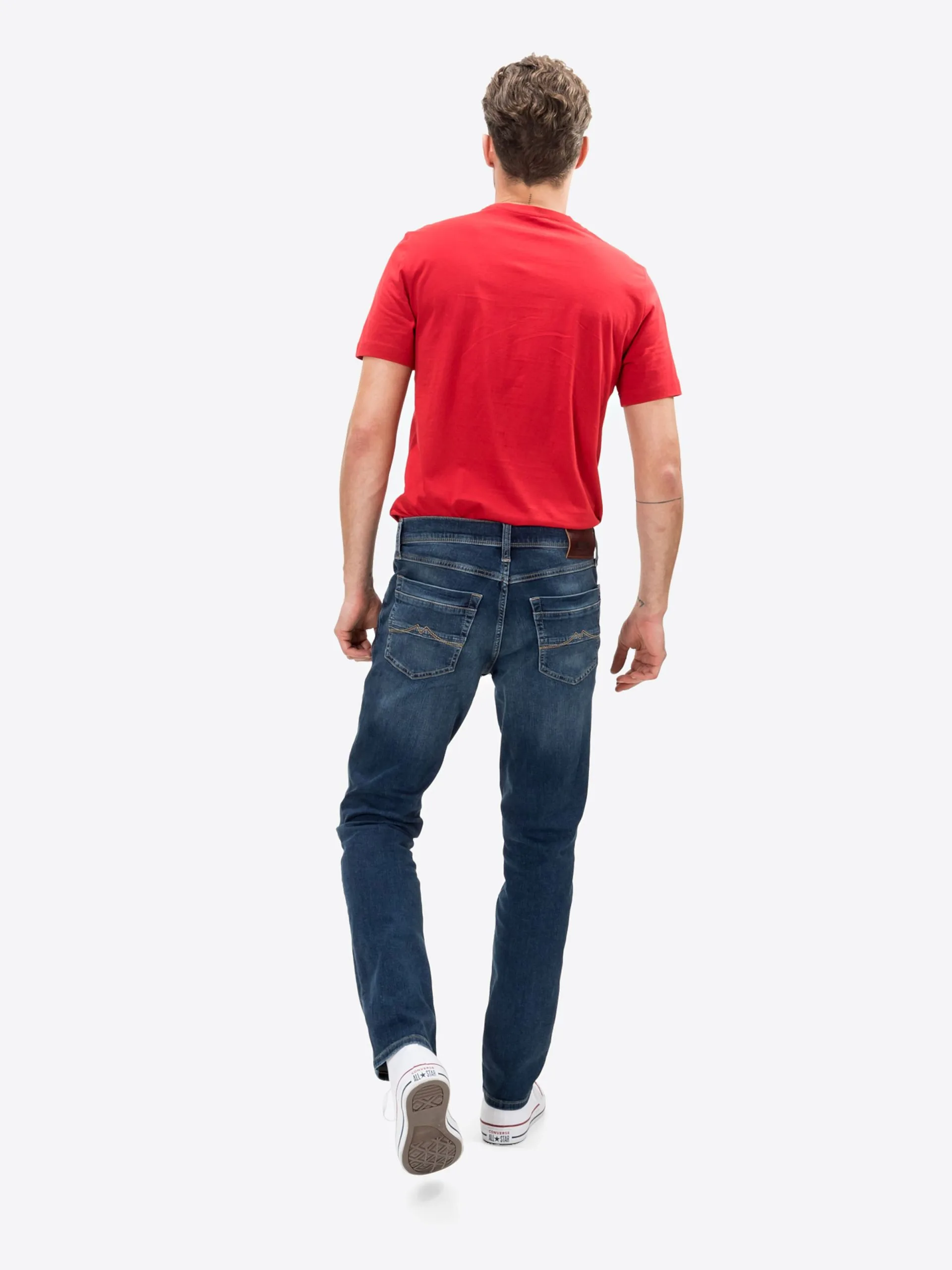 Mustang Straight Regular Jeans Washington Heren Donkerblauw - Afbeelding 10