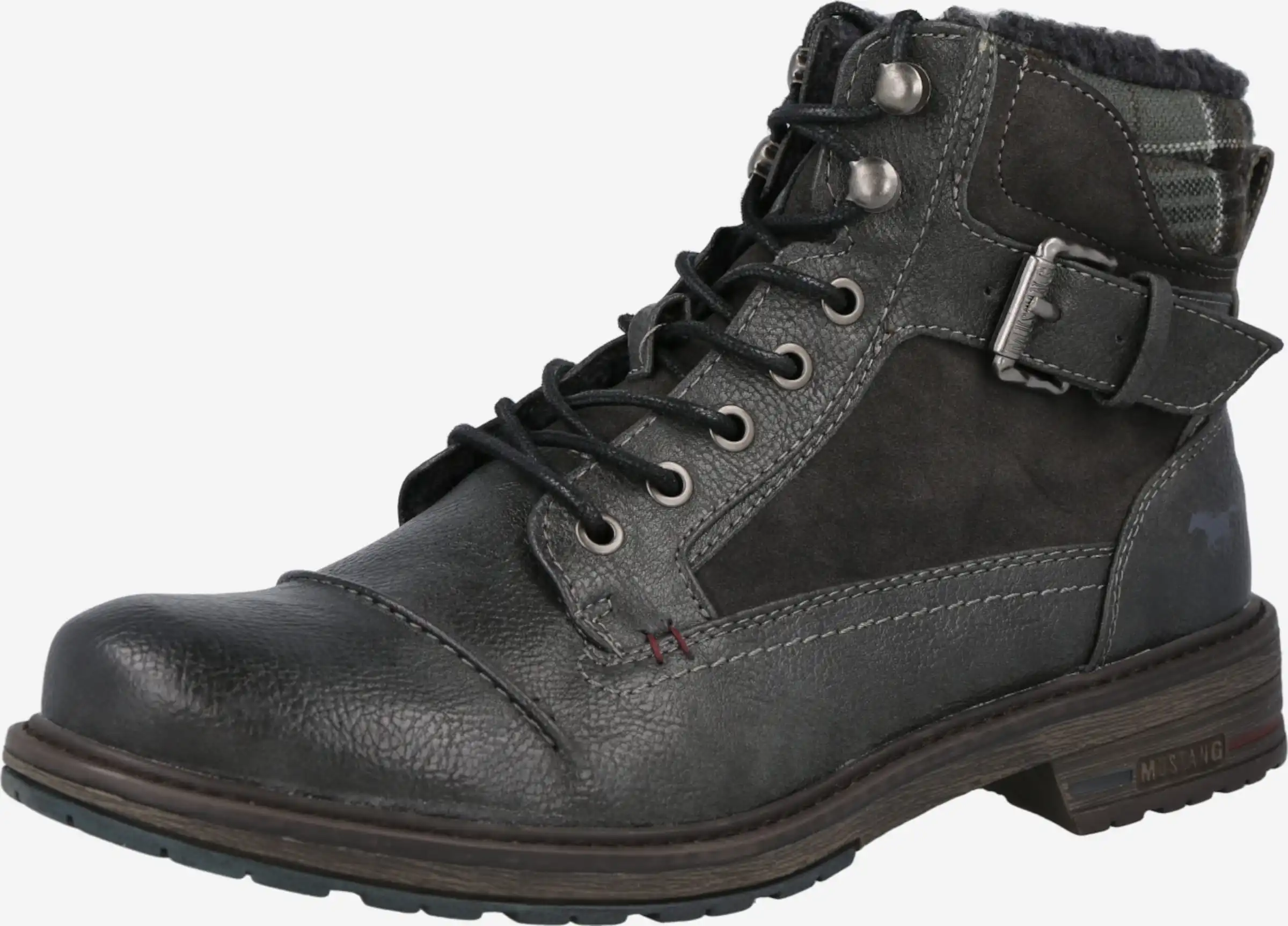 Mustang Boots & Laarzen Veterboots Heren Antraciet / Aardetinten