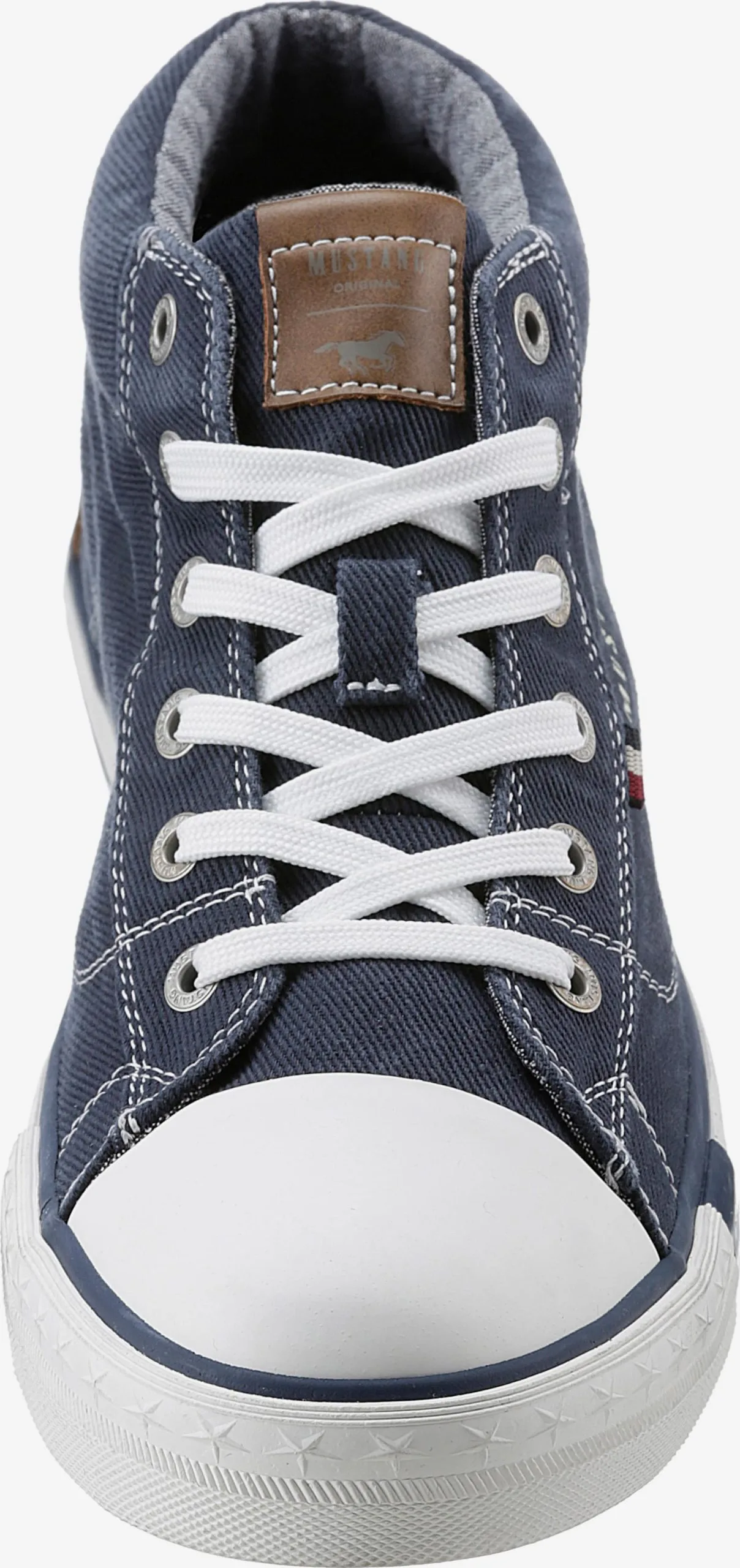Mustang Hoge Sneakers Sneakers Hoog Heren Navy - Afbeelding 5