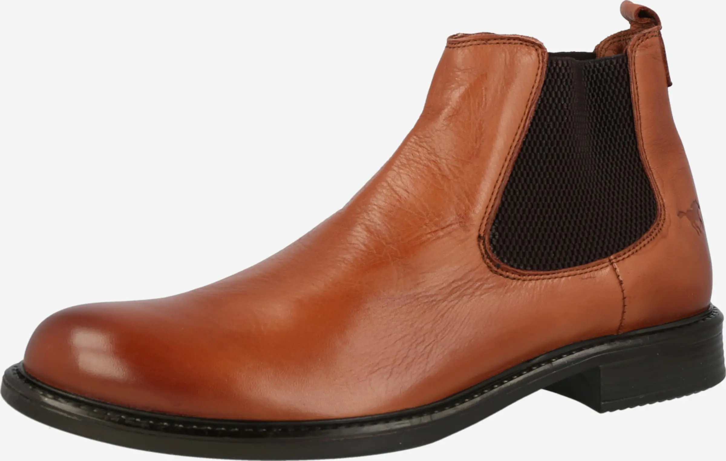 Mustang Enkelboots Chelsea Boots Heren Cognac