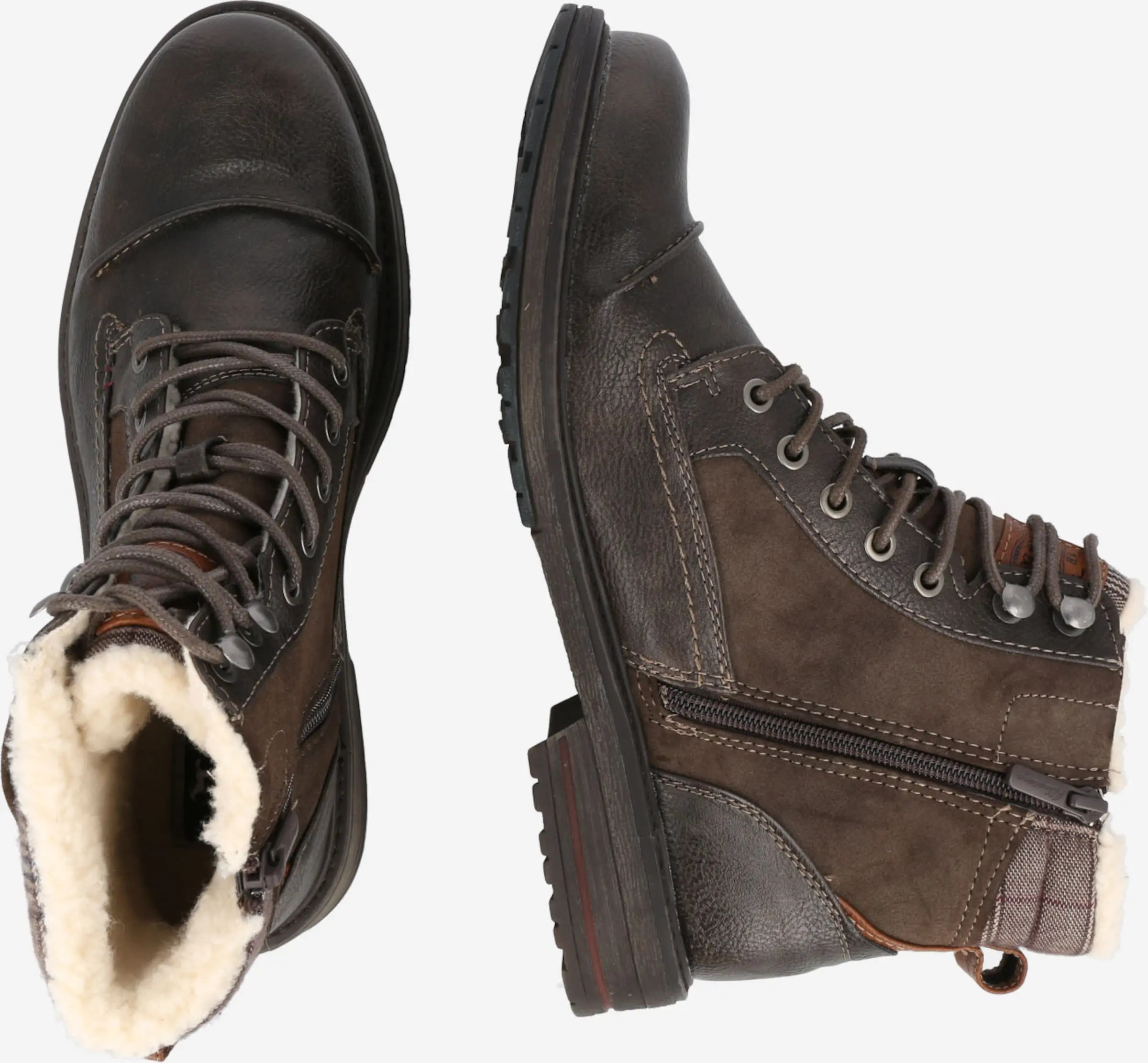 Mustang Boots & Laarzen Veterboots Heren Chocoladebruin - Afbeelding 2