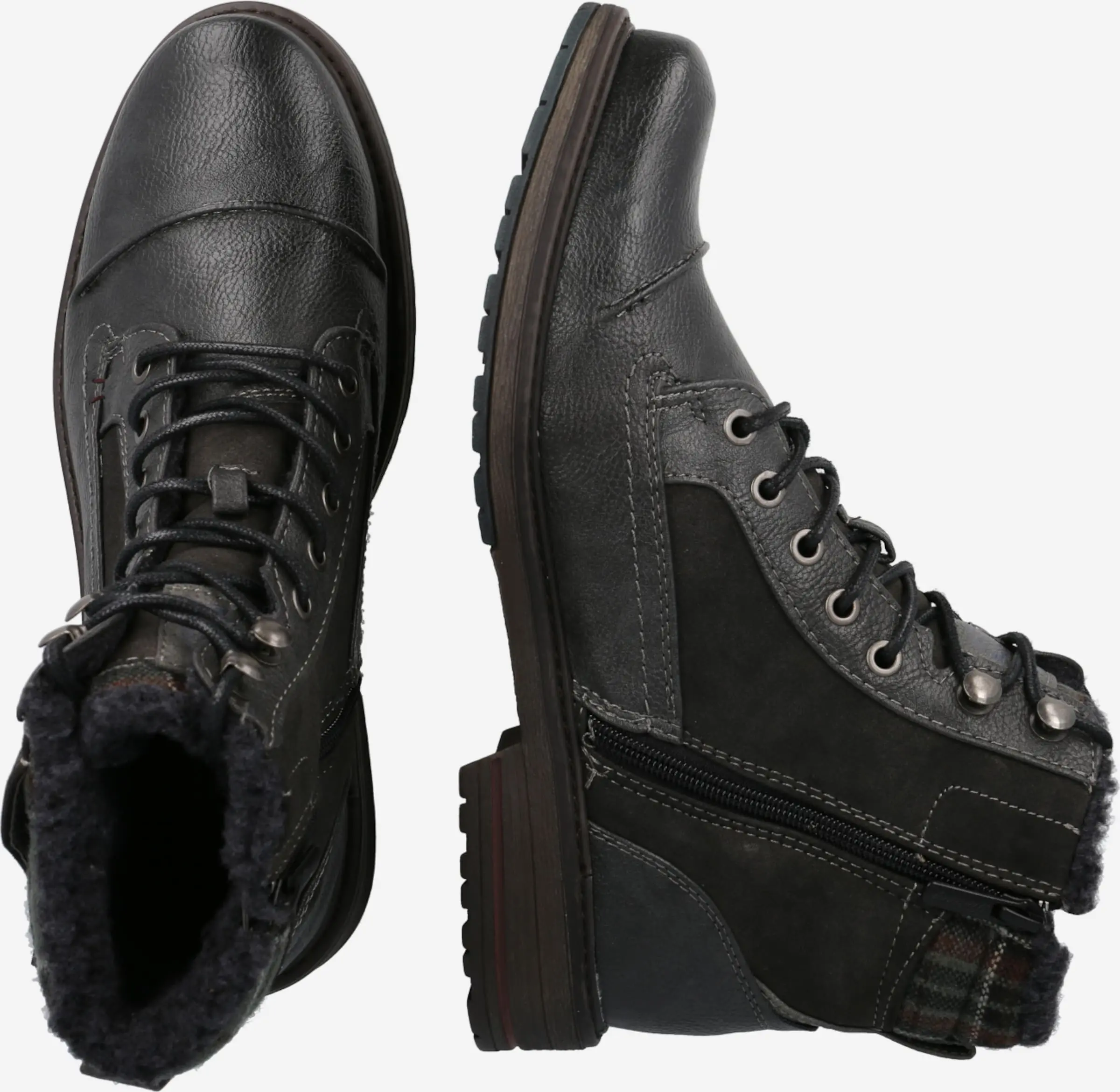 Mustang Boots & Laarzen Veterboots Heren Antraciet / Aardetinten - Afbeelding 2