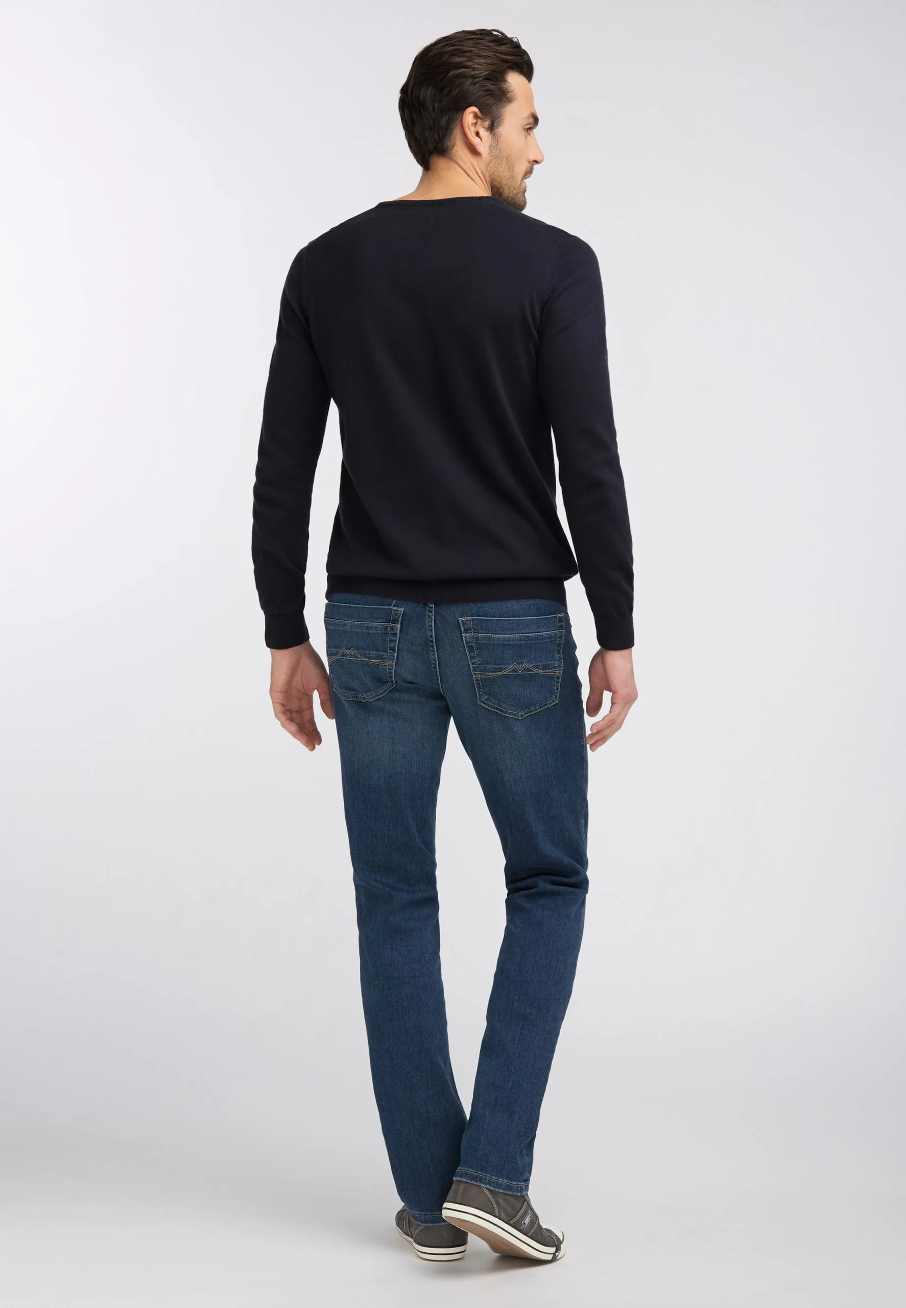 Mustang Straight Regular Jeans Washington Heren Donkerblauw - Afbeelding 8