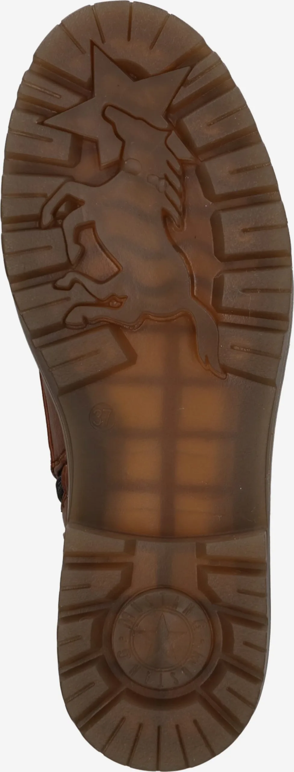 Mustang Enkellaarsjes Veterlaarsjes Dames Bruin - Afbeelding 3