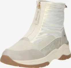 Mustang Klassieke Enkellaarsjes Enkellaarsjes Dames Beige / Ivoor