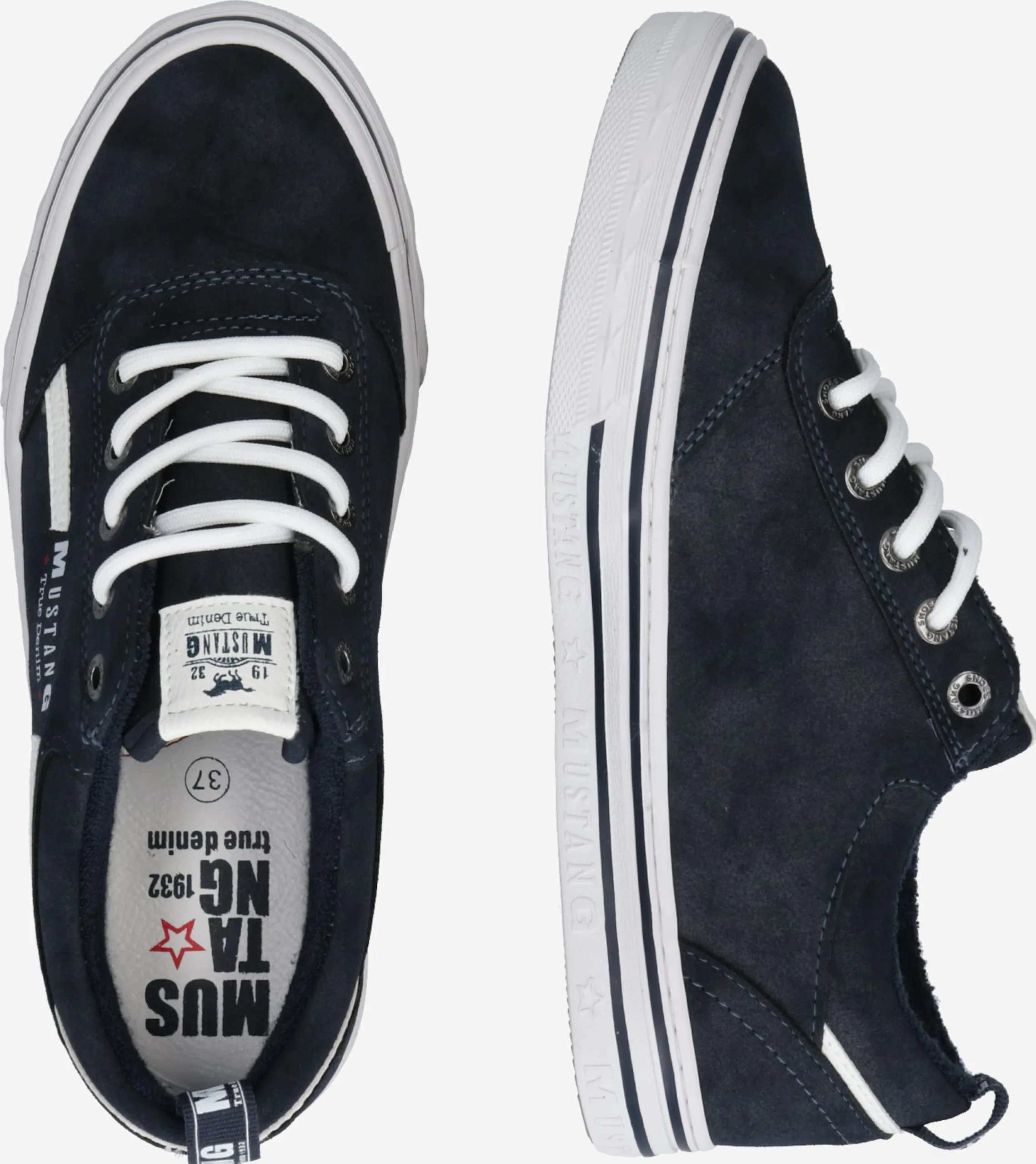 Mustang Skate Sneakers Sneakers Laag Dames Navy - Afbeelding 2