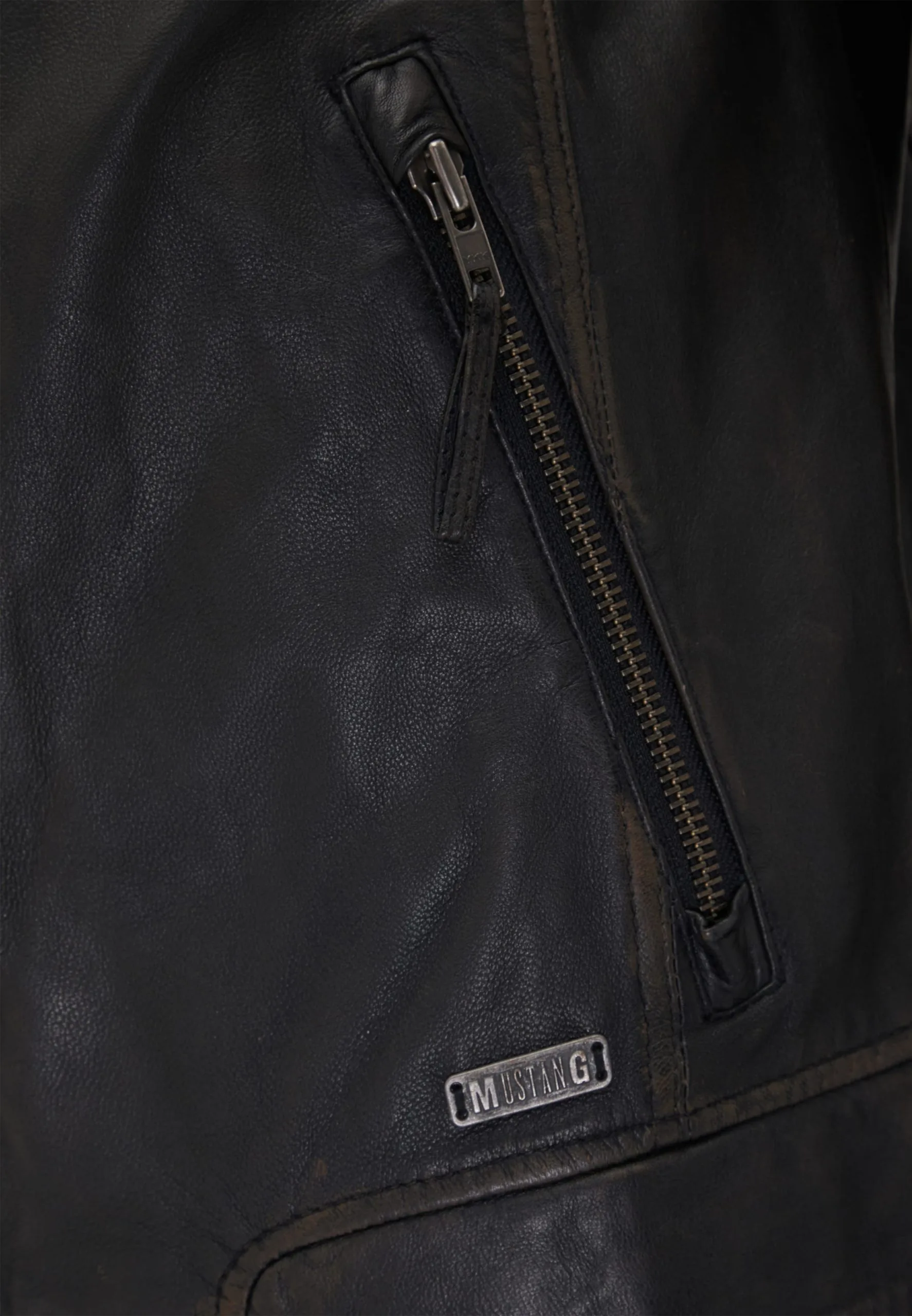 Mustang Leren Jassen Tussenjas Heren Chocoladebruin / Sepia - Afbeelding 7