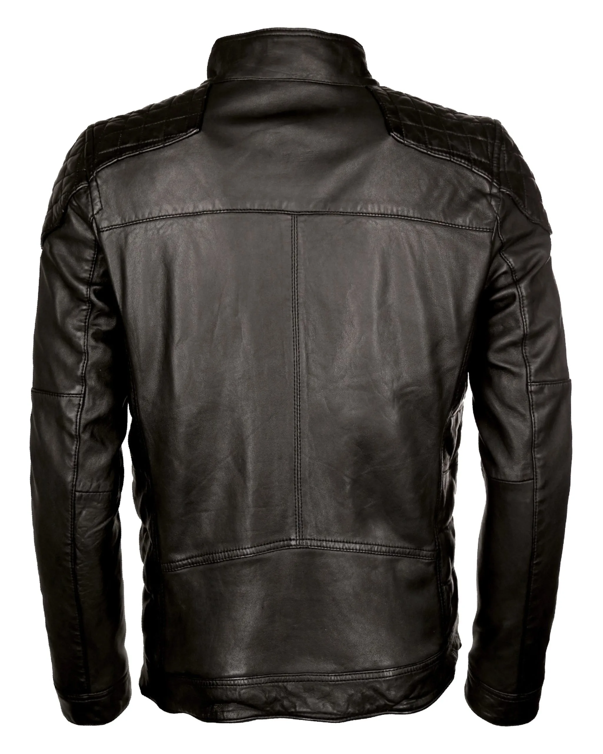 Mustang Leren Jassen Tussenjas Terence Heren Zwart - Afbeelding 2