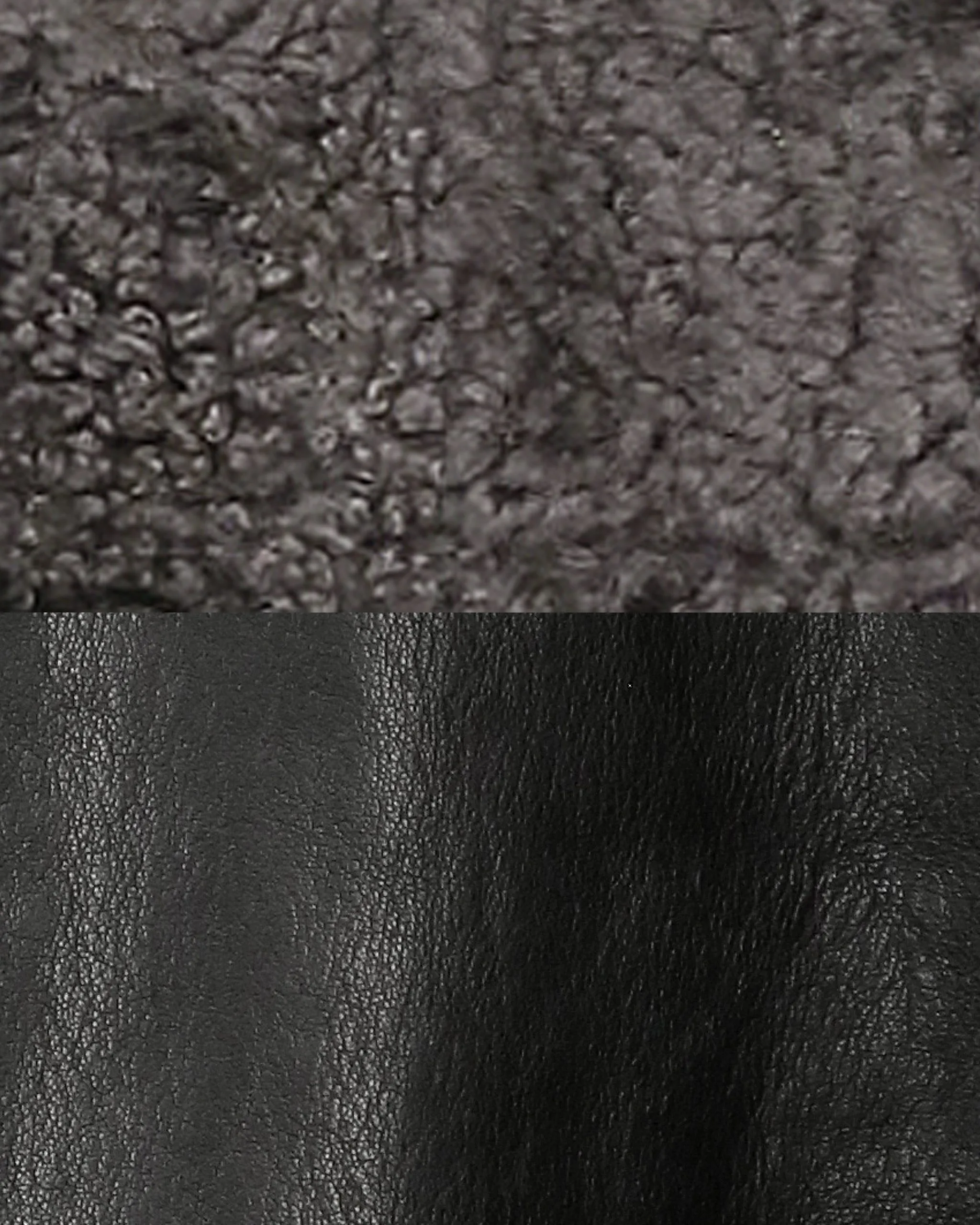 Mustang Leren Jassen Tussenjas Walker RF Heren Zwart - Afbeelding 6