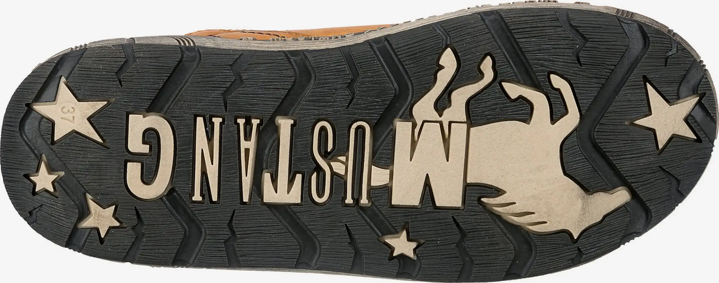 Mustang Casual Sneakers Sneakers Laag Dames Geel - Afbeelding 6