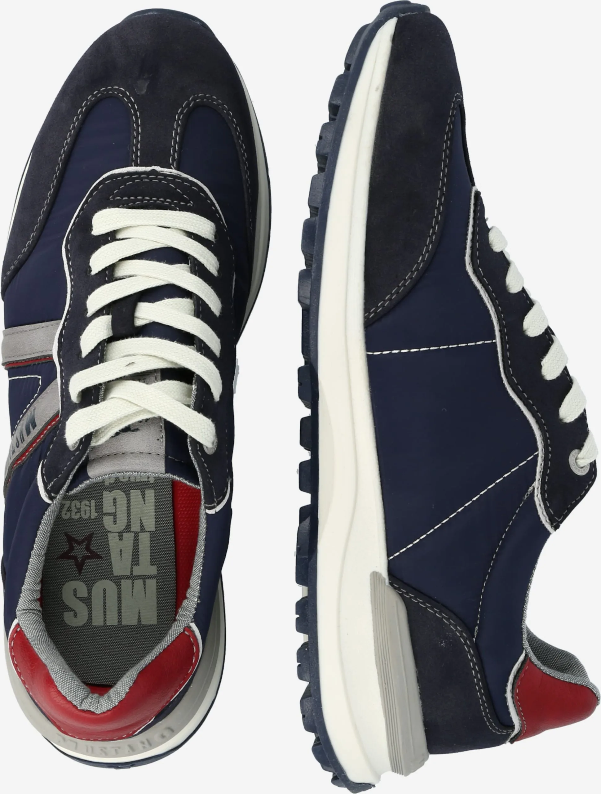 Mustang Running Sneakers Sneakers Laag Heren Navy / Duifblauw - Afbeelding 2