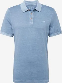 Mustang T-shirts Shirt Heren Blauw