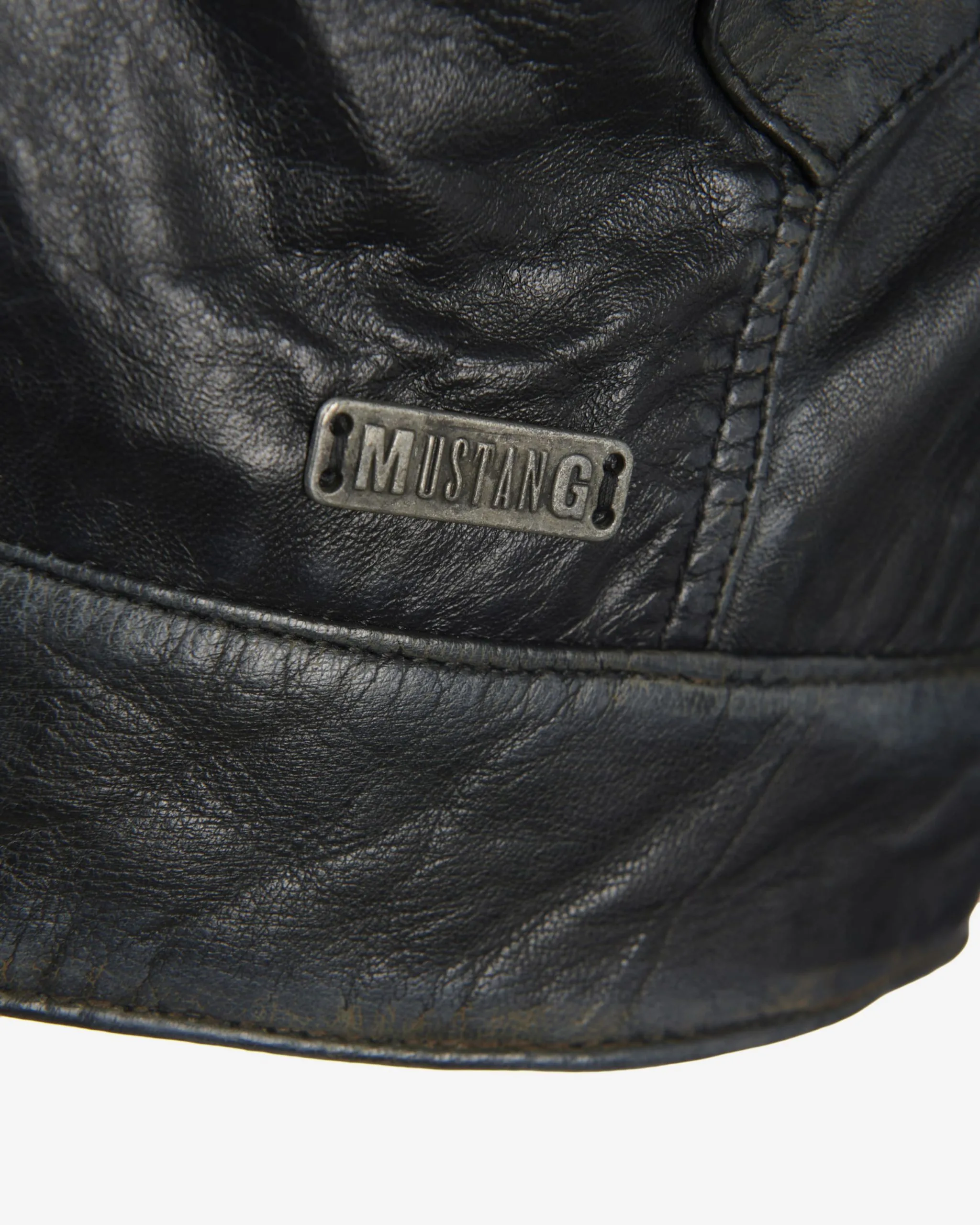 Mustang Leren Jassen Tussenjas Whyte Heren Zwart - Afbeelding 8