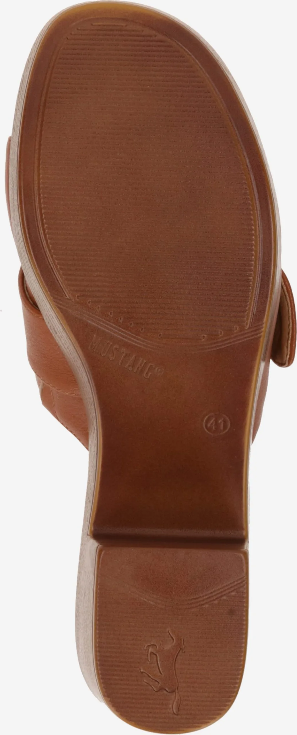 Mustang Sandalen Met Hak Muiltjes Dames Cognac - Afbeelding 3