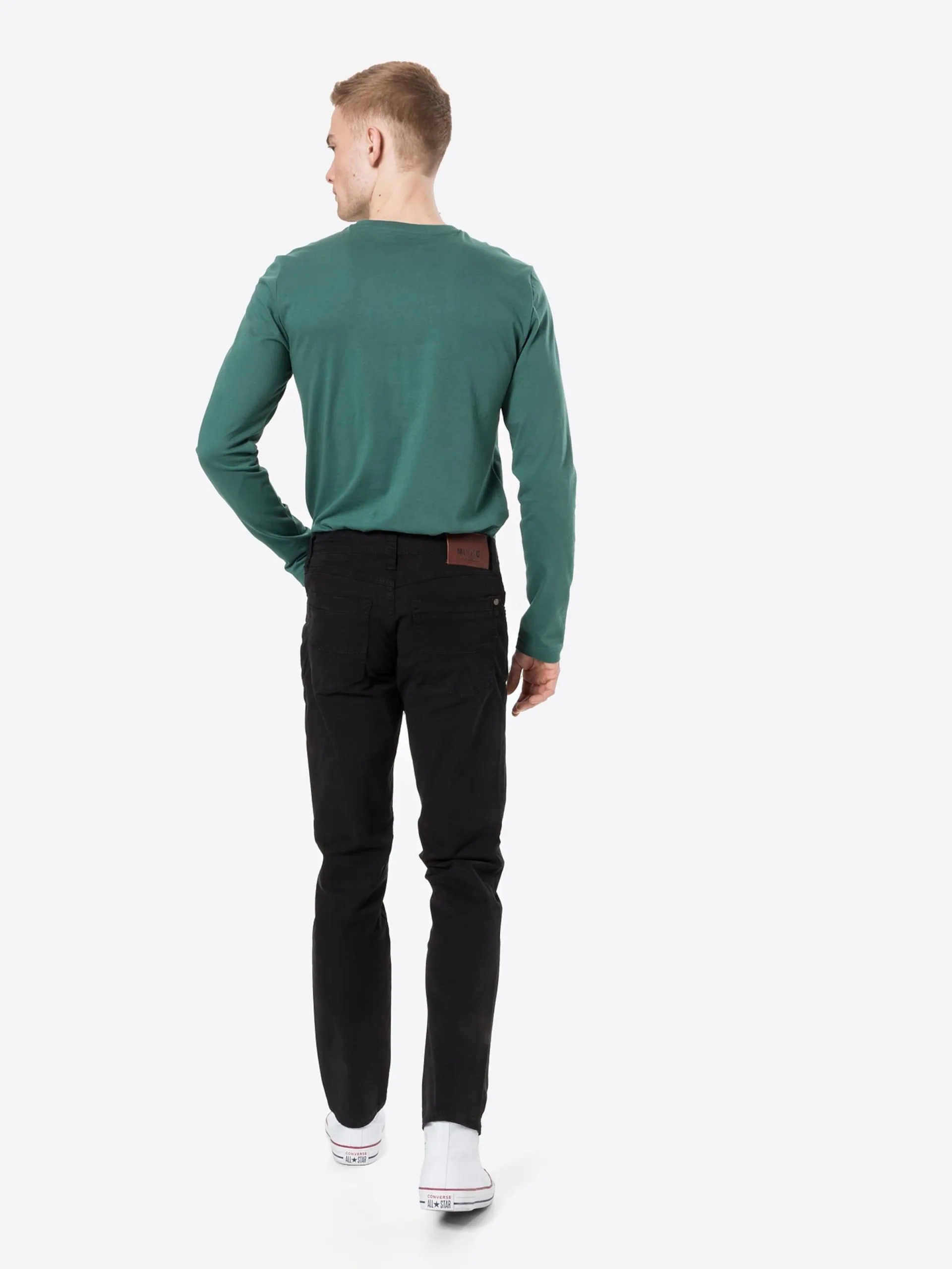 Mustang Pantalons Slimfit Broek Washington Heren Zwart - Afbeelding 10